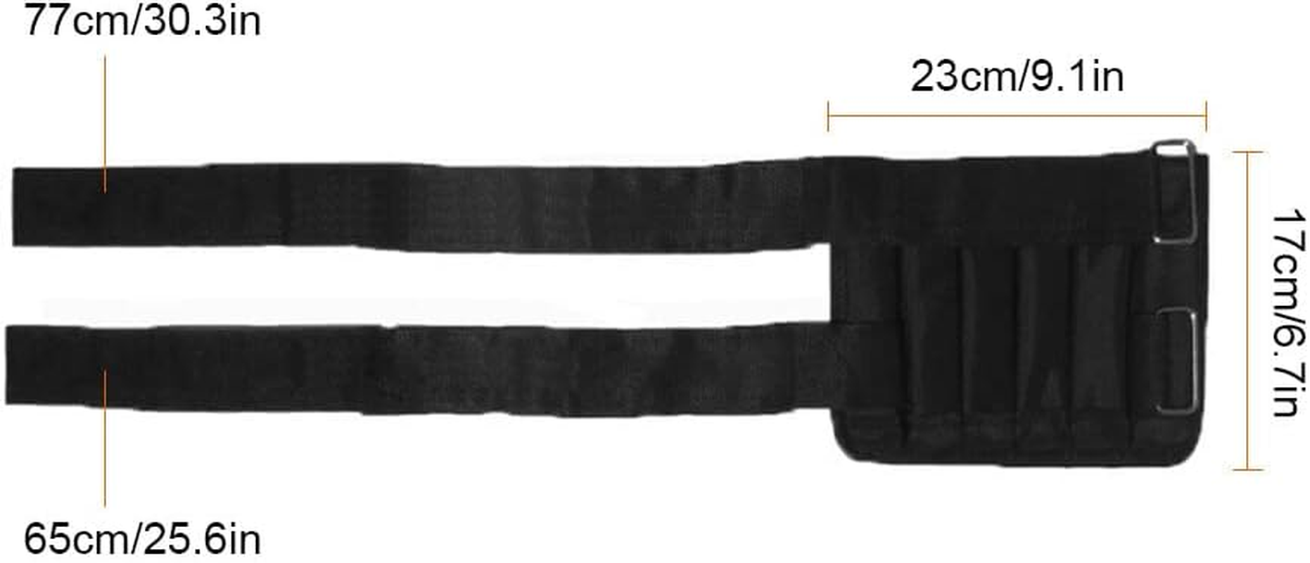 Tignapoo 2 Packs Max Loading 5/10Kg Adjustable Wrist Weighted Oxford Ankle Weighted Exercise Weight Loading Wraps Strength Training (Empty) image number 5