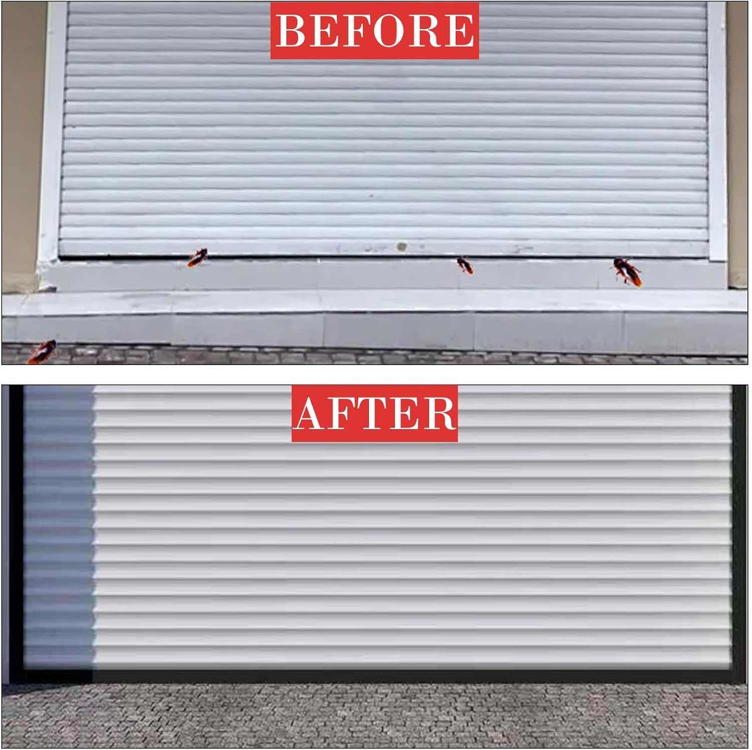 Garage Door Seal 6 M, Garage Door Seal Top and Sides Rubber Seal Strip Replacement, All-Weather Universal Rubber Garage Door Seal with Nails image number 4