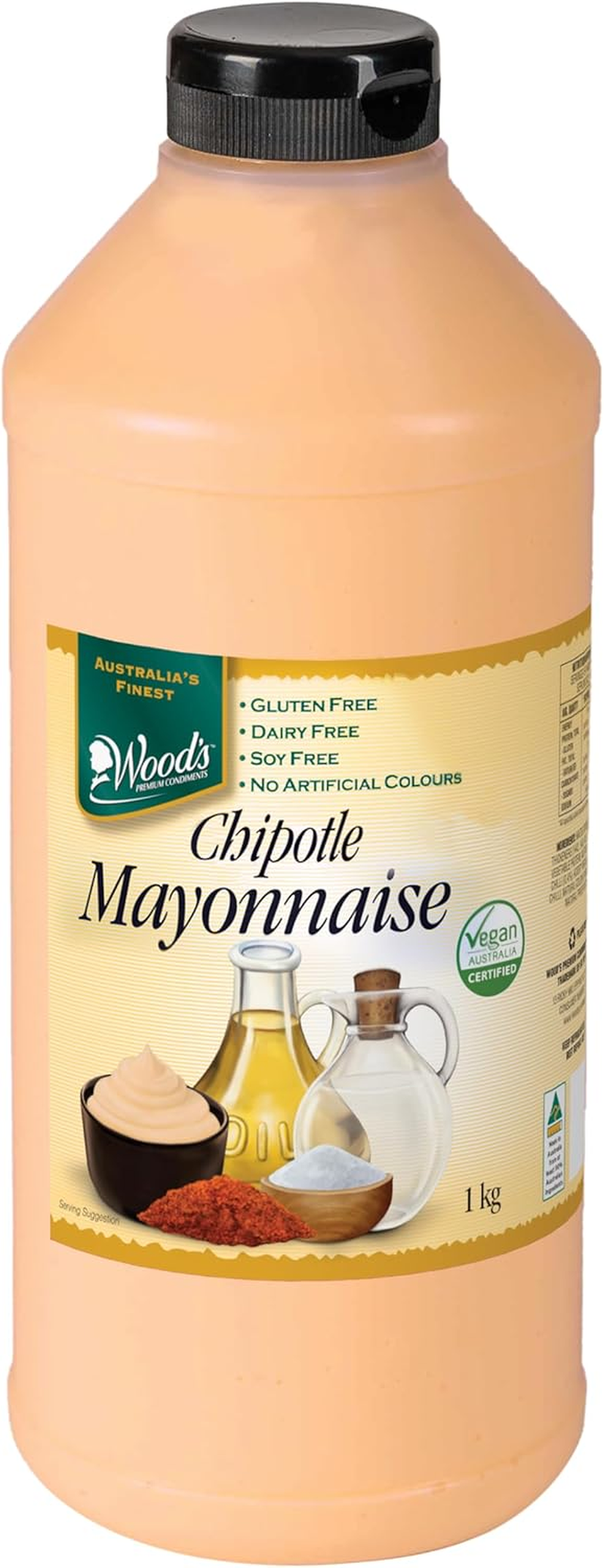 Wood'S Vegan Chipotle Mayonnaise 1 Kg image number 1