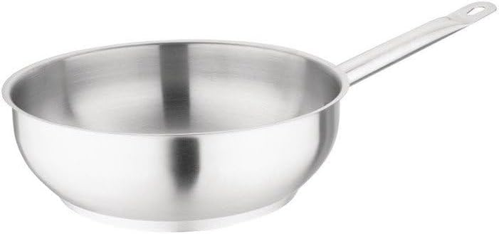 Vogue Stainless Steel Flared Saute Pan, 240Mm image number 1