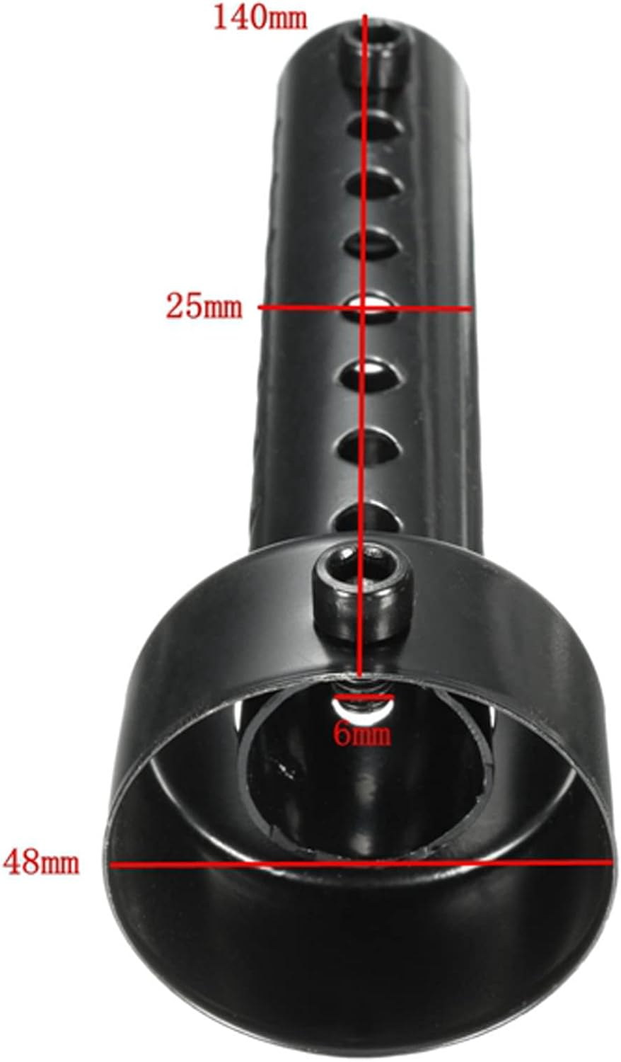 35Mm 48Mm 60Mm Motorcycle Exhaust Muffler Can Pipe DB Killer Baffle Silencer (48Mm)