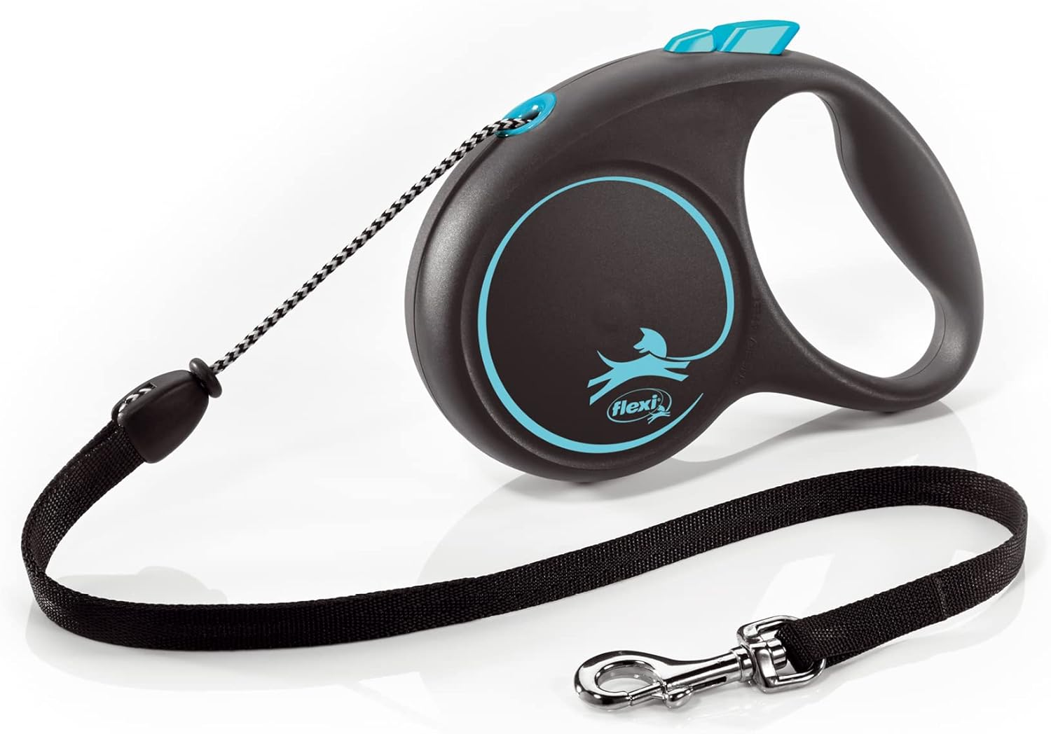 Flexi Black Design Cord Blue Small 5M Retractable Dog Leash/Lead for Dogs up to 12Kgs/26Lbs image number 5