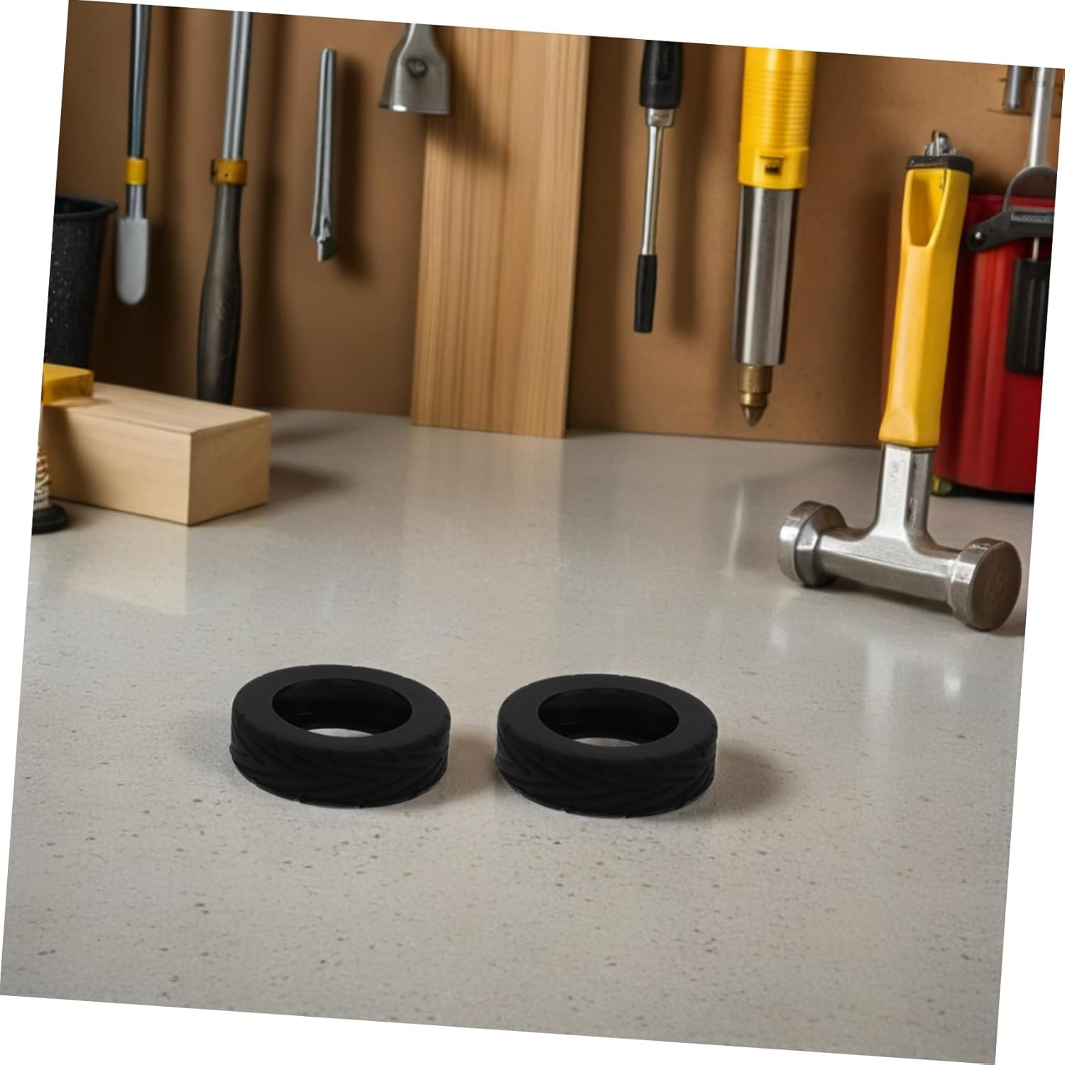 CONGARTENO 16Pcs Soft Silicone Luggage Wheel Covers Silent Noiseless Spinner Suitcase Protectors Durable Abrasion Resistant Travel Accessories for Suitcase Wheels Replacement image number 4