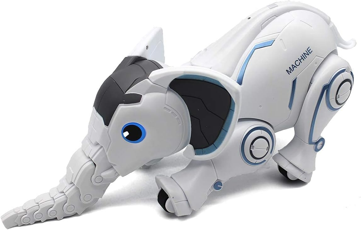 Mostop Robot Toys Remote Control Robotic Elephant RC Programming Interactive Robot Voice Control Intelligent Electronic Toys Walking Dancing for Boys Girls Age 6, 7, 8, 9, 10 and up Year Old image number 2