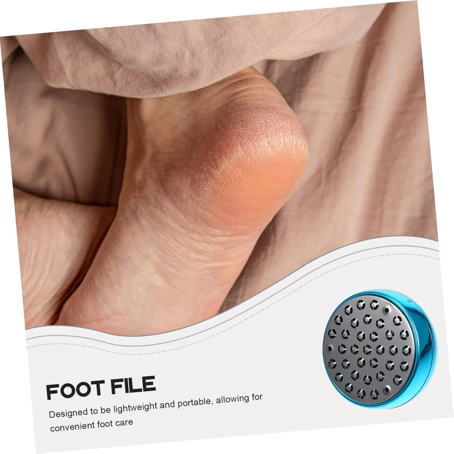 Portable Foot Scrubber Feet Callus Remover for Dead Skin Raw Edge Callus Remover image number 6