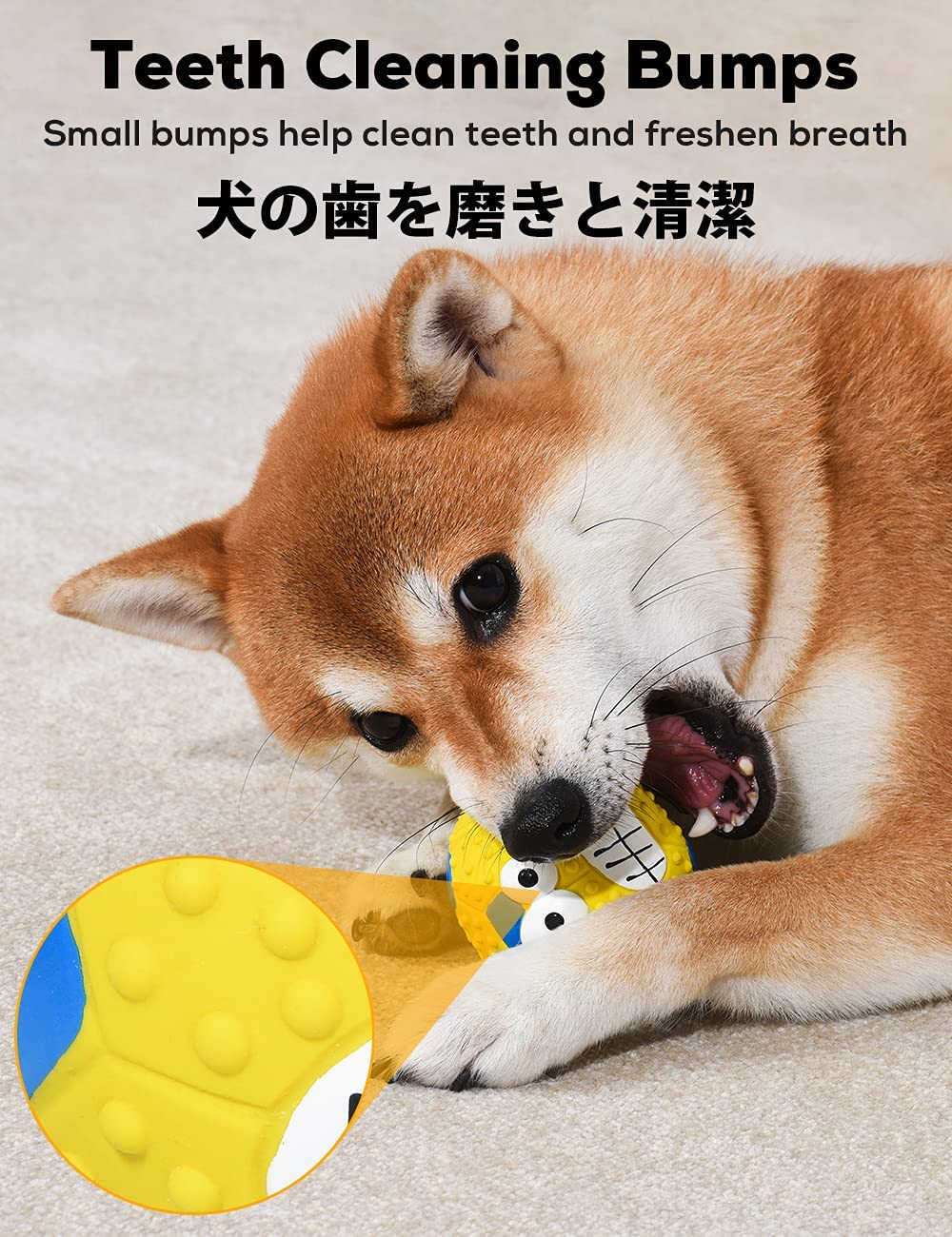 Squeaky Dog Ball (4 Pack) Latex Rubber Dog Squeak Toys, 2.7''/7Cm Soft Bouncy Fetch Balls for Medium Small Pets Interactive Play - 8 Colors image number 3