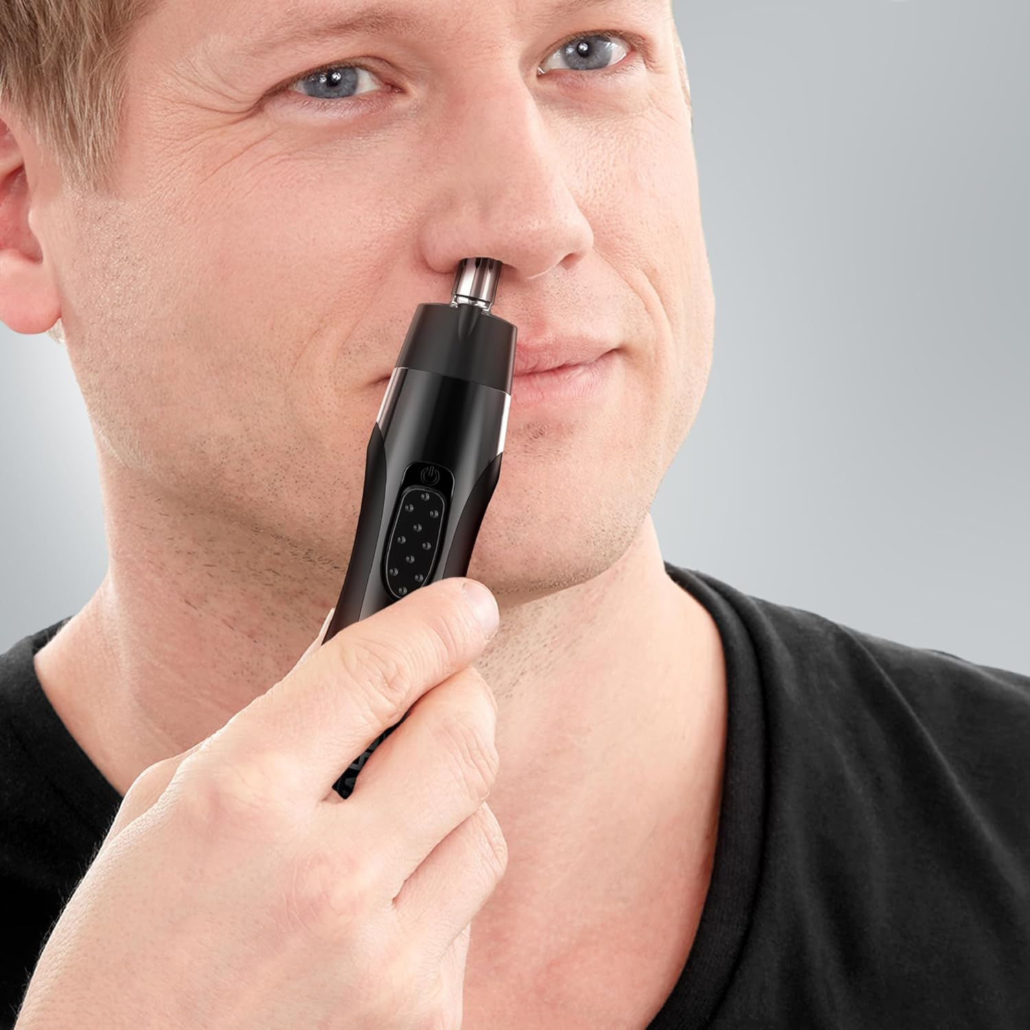 Wahl 2 in 1 Detail Trimmer, Ear, Nose & Precise Facial Hair Trimmer, Battery Powered & Washable Heads, Comfort Grip & Travel Case Accessory, Long Lasting Washable Heads image number 5