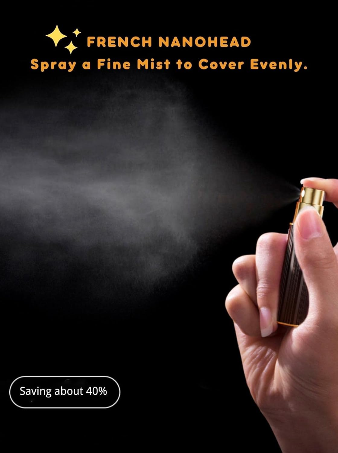 5Ml Travel Perfume Separate Bottle, Refill Empty Mini Sprayer, Portable Spray Pump Suitable for Going Out (Green) image number 5