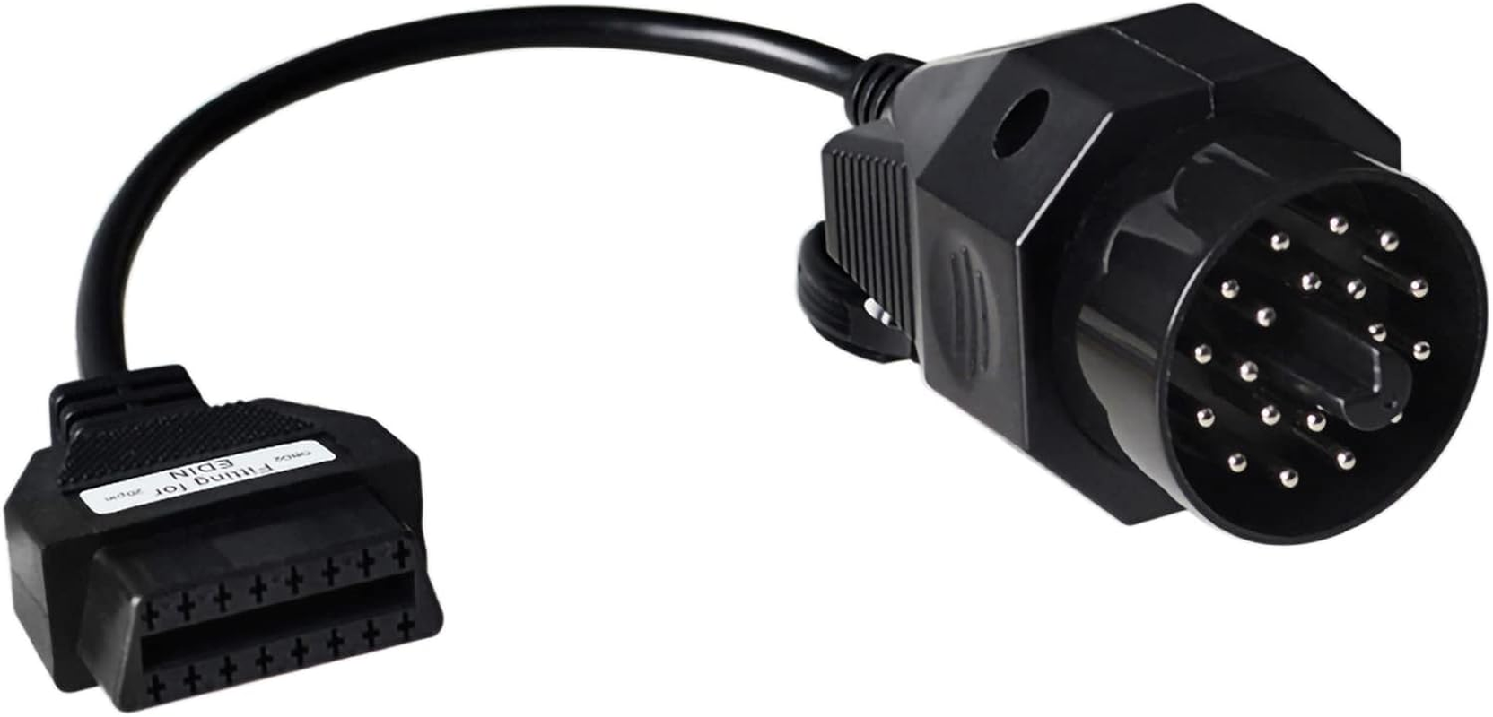 ASSEM?BMW 20 Pin OBD2 round Diagnostic Scanner Adapter Cable for BMW E36 E46 E38 E39 E53 X 5 Z3 image number 1