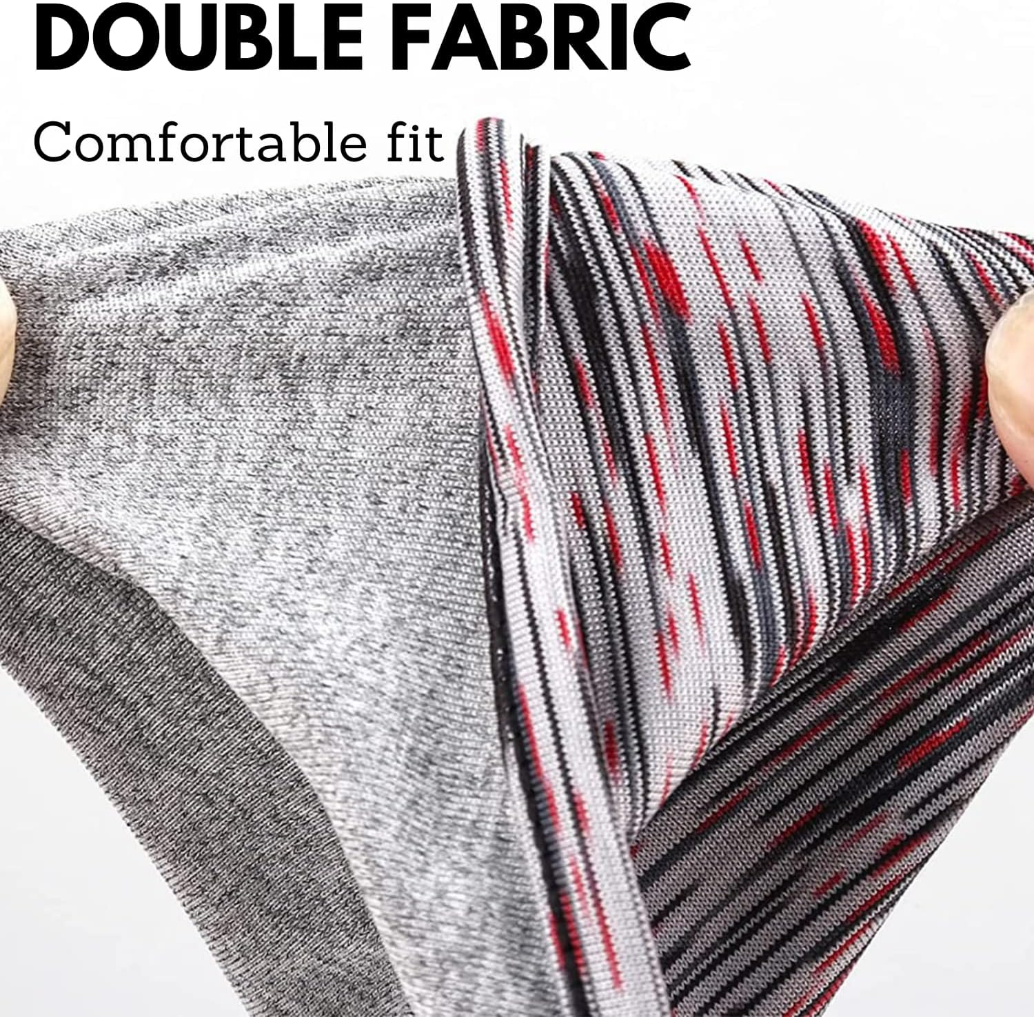 X-Super Home VR Eye Mask Cover Breathable Sweat Band Designed Adjustable Sizes HMD Padding for Use VR Workouts with Virtual Reality Headsets Oculus Quest 2 Go HTC Vive PS VR Gear VR (2Pcs) image number 1