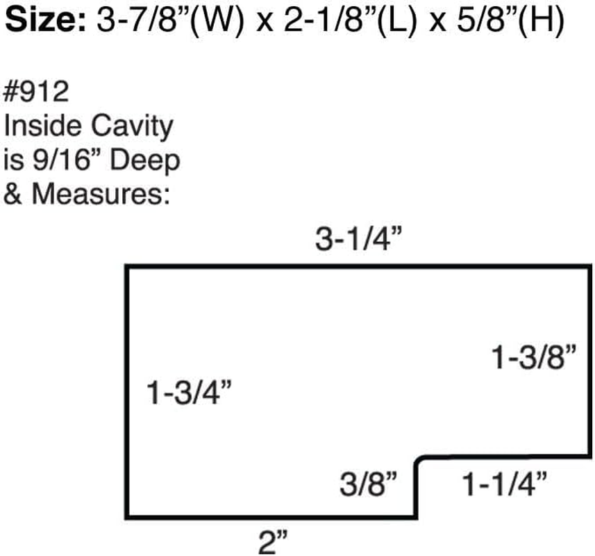 Lucky Line Extra Large Magnetic Key Hider Case Key Holder for Large Keys (9121) image number 5