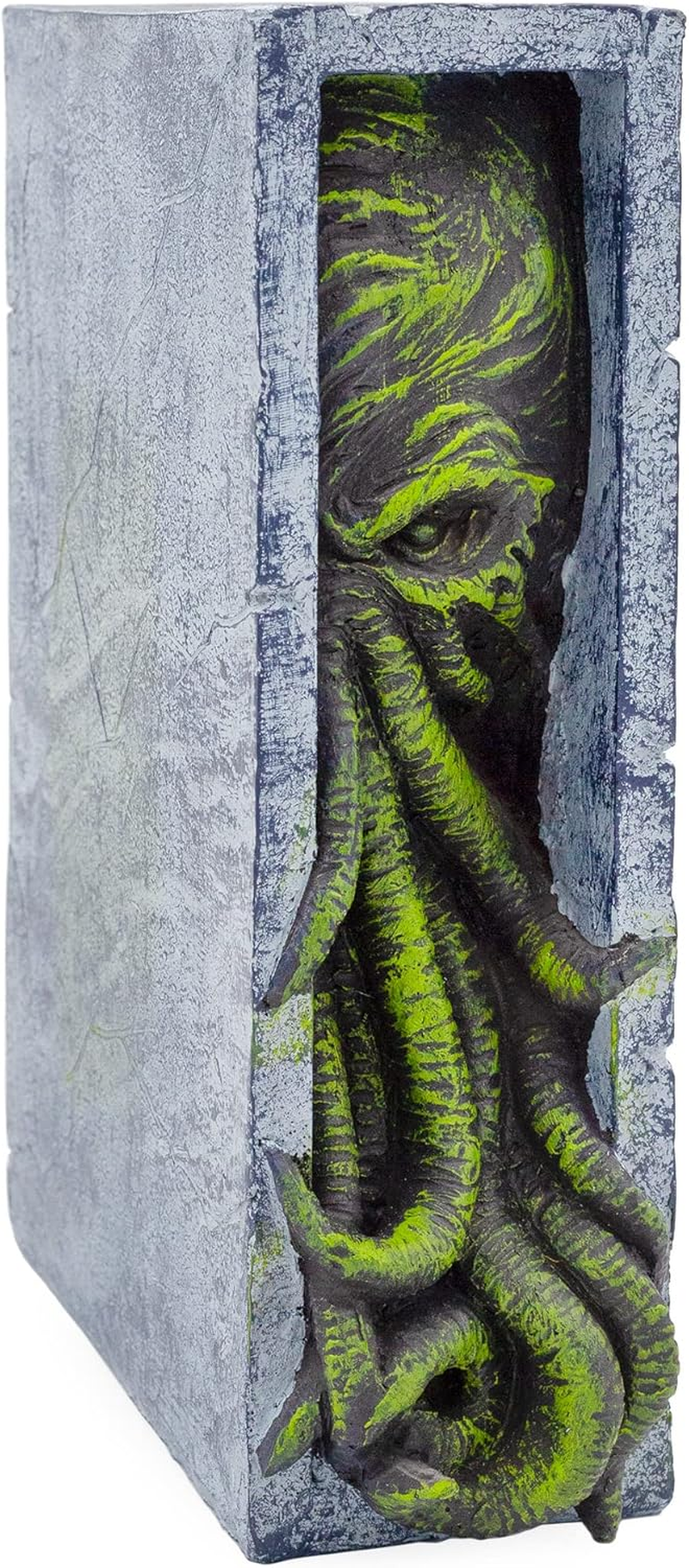 Toy Vault Cthulhu Bookshelf Insert, Resin Bookend Peeping Cthulhu Monster Statue image number 6