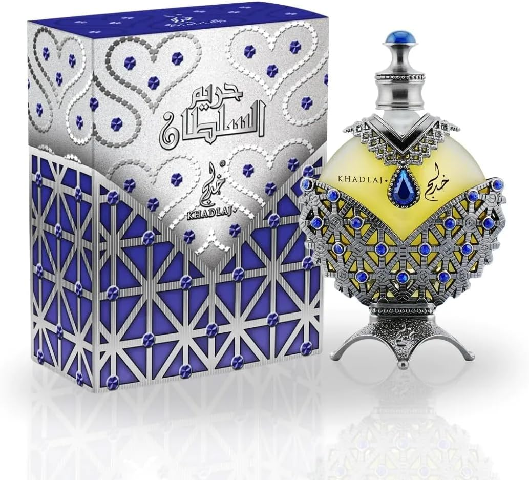 Khadlaj Hareem Al Sultan Blue Antique Perfume Oil (M) 35Ml image number 2