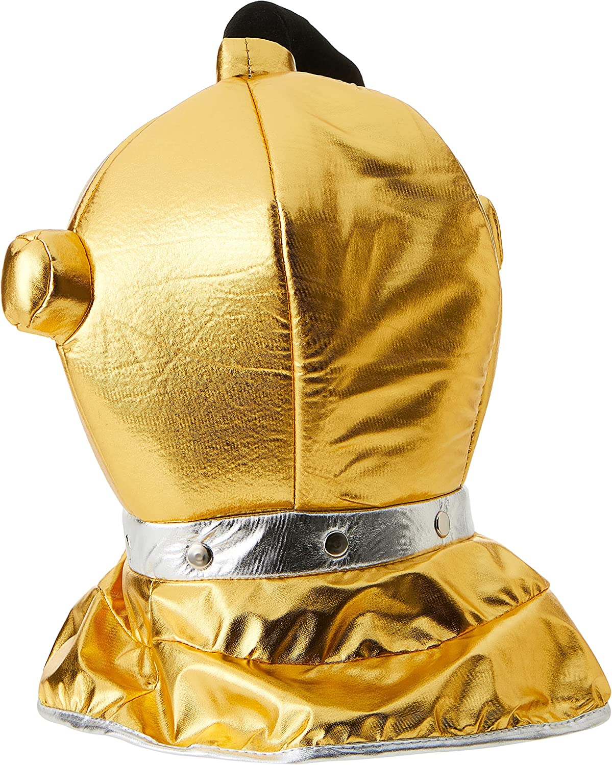 Beistle 59964 Fabric Diver Helmet, One Size Fits Most, Gold/Black - Gold/Black image number 4