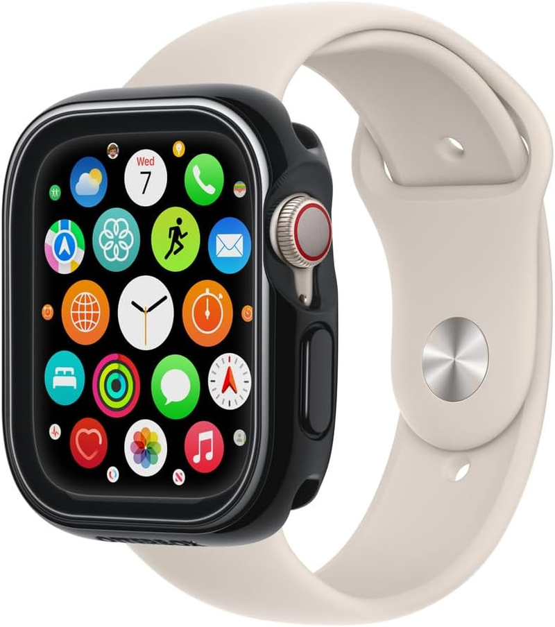 Otterbox Watch Bumper for Apple Watch Series 9/8/7-45Mm, Shockproof, Drop Proof, Sleek Protective Case for Apple, Guards Display and Edges, Obsidian