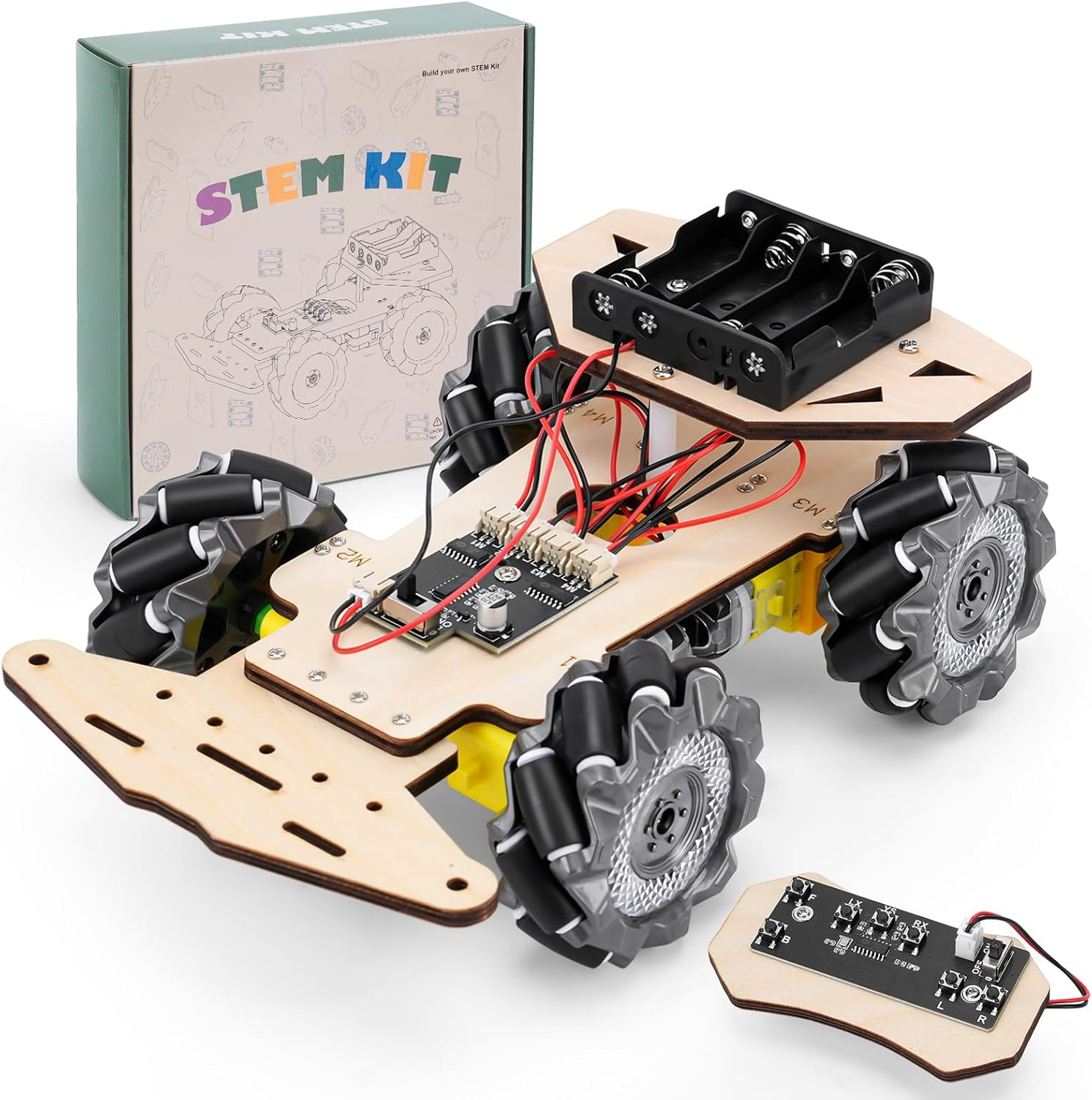 RC Robot Car Kit for Kids Ages 8-12 12-16, STEM Science Kits, STEM Projects, Gifts for 8 9 10 11 12 13 14 15 16 Year Old Boys Girls Teens, Cool Engineering Building Toys image number 3