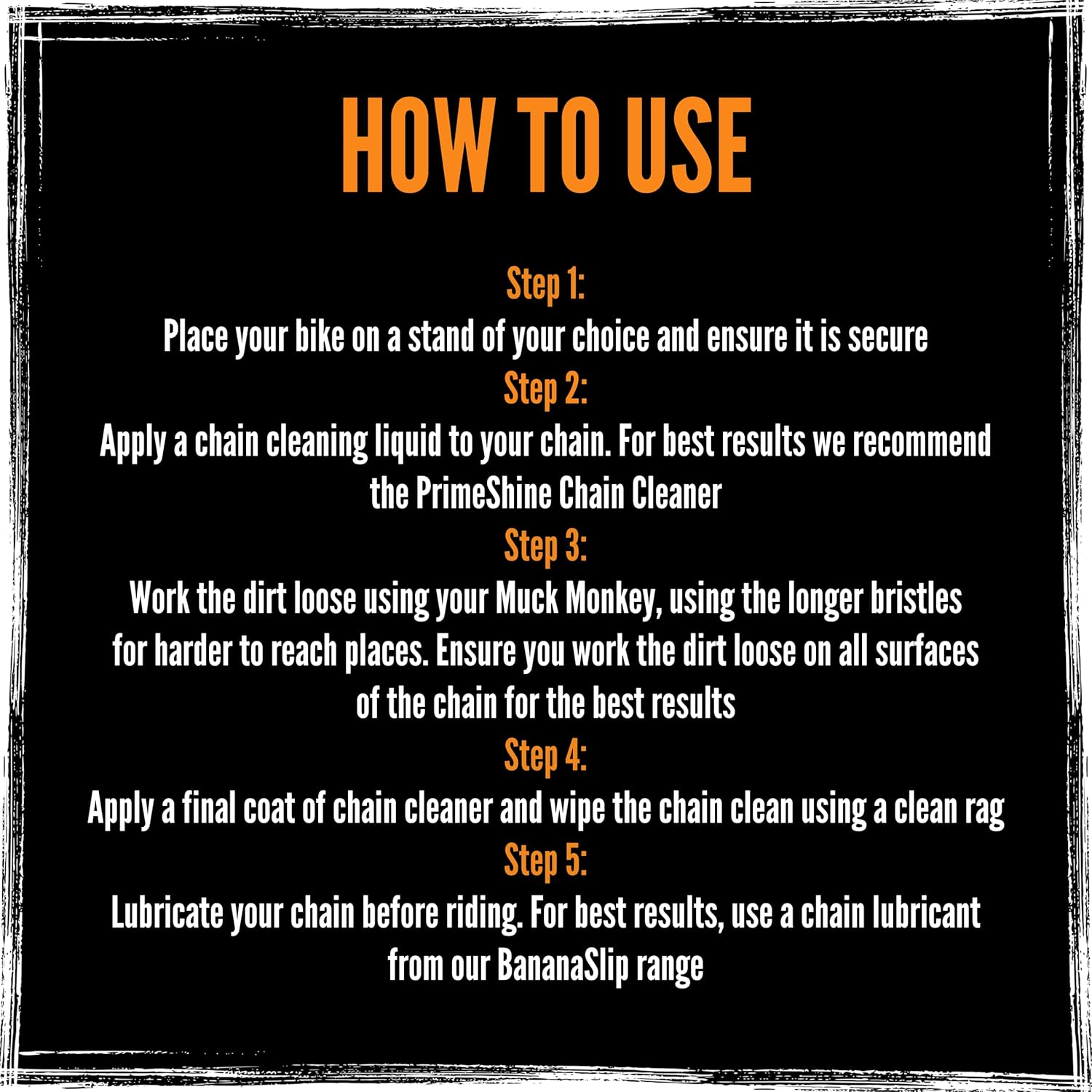 Tru-Tension Muck Monkey Motorcycle Chain Brush