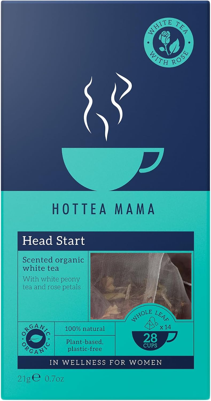 HOTTEA MAMA Newborn Wonder Motherhood Tea Is the Perfect New Mum Gift (15 X Tea Pyramids per Pack, Whole Leaf Tea). Perfect for Those Early Days/Weeks of Motherhood.