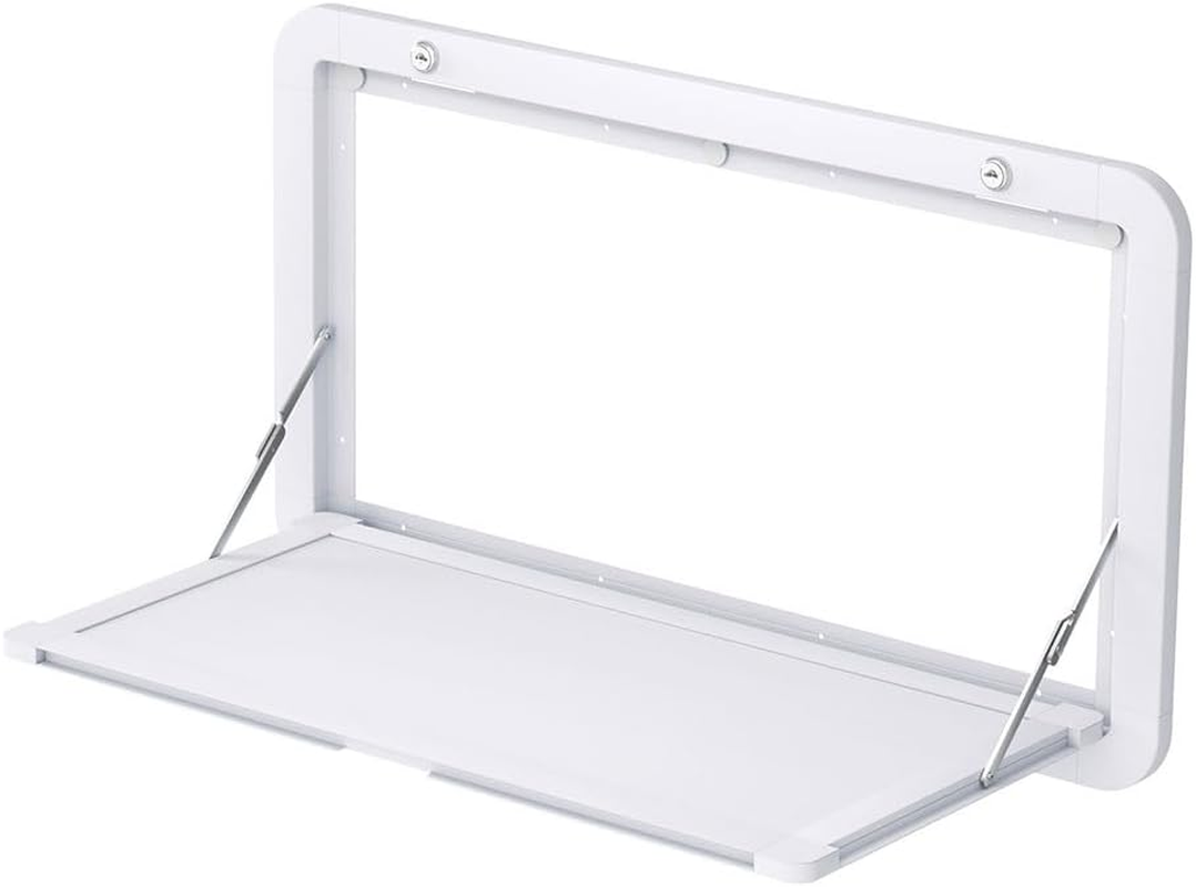 Weisshorn Caravan Table 800 X 450Mm Camping Motorhome Folding Lockable White