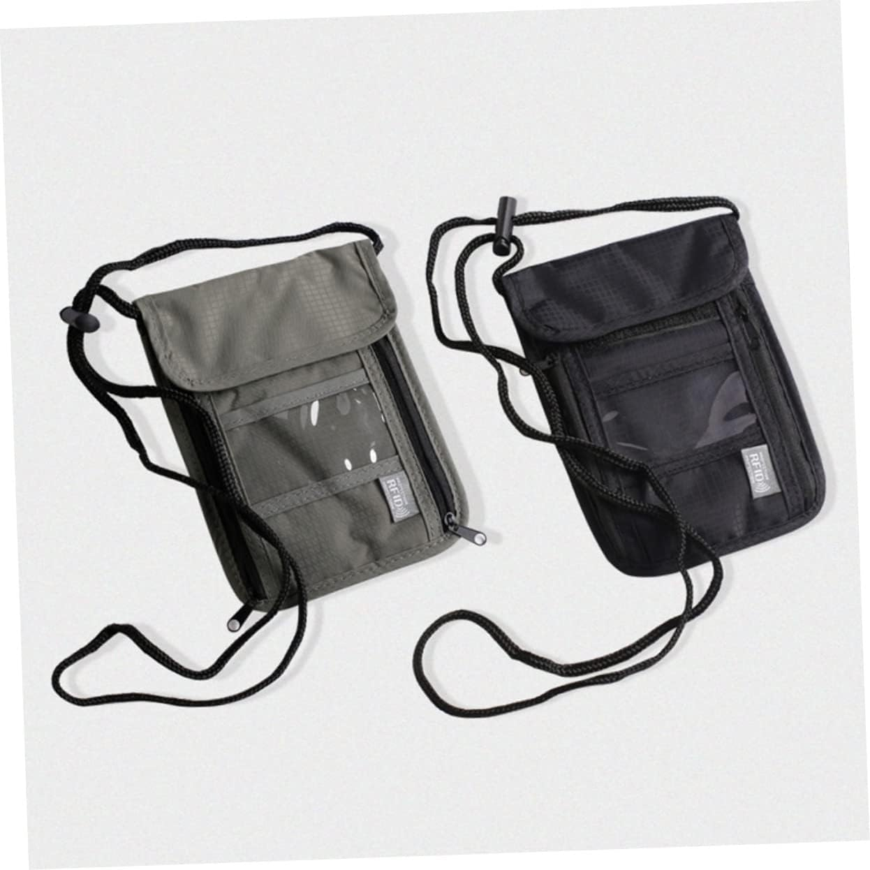 HAKIDZEL Passport Bag Travel Wallet Neck Hanging Bags Passport Holder Credit Wallet and for Everyday Use Travel Scenario image number 5