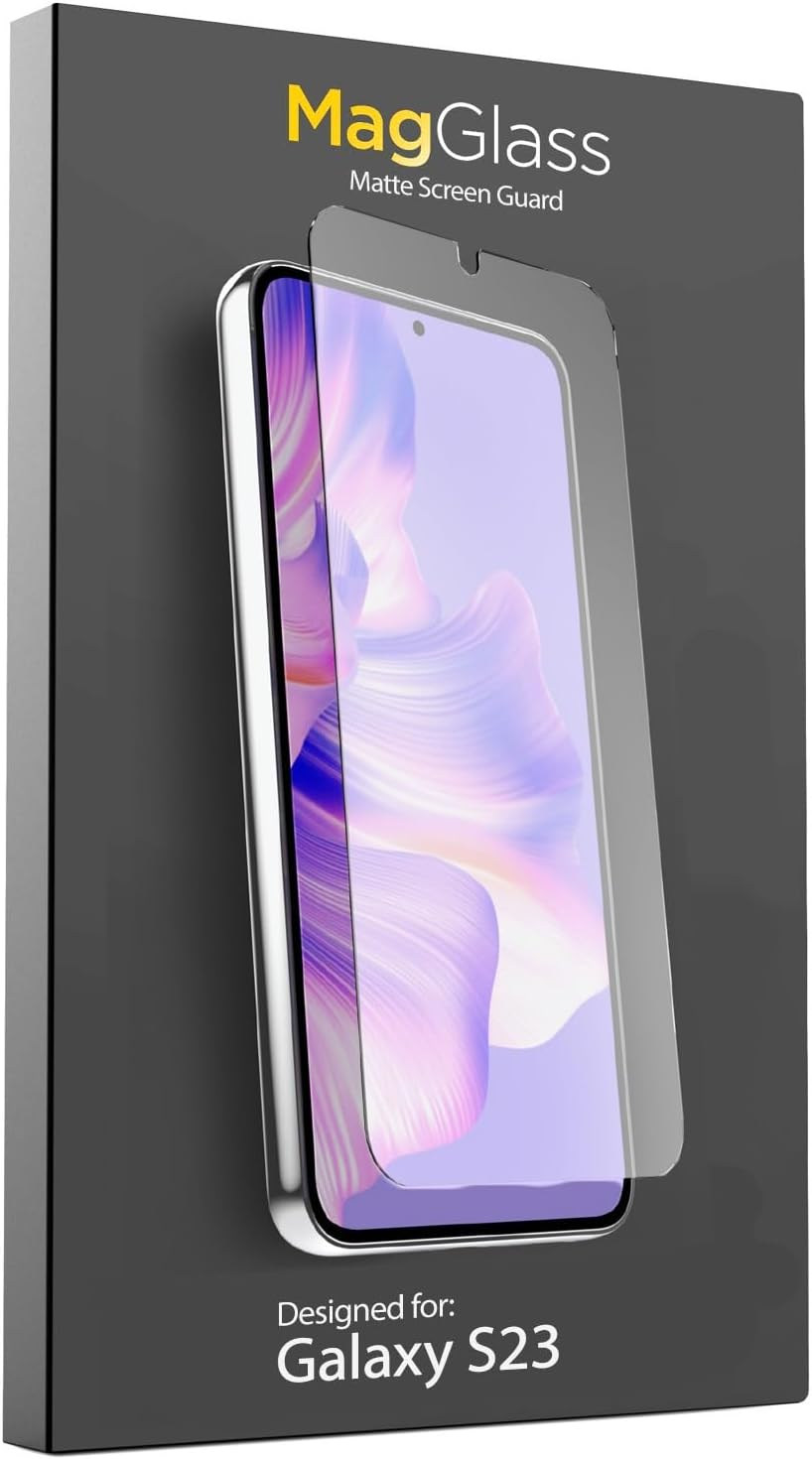 Magglass Designed for Samsung Galaxy S23 Privacy Screen Protector, anti Spy Tempered Glass (Fingerprint Compatible) image number 5
