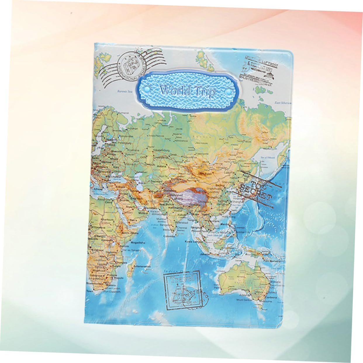 3Pcs Passport Holder Leather Pocket Protector Passport Case Bus Pass Wallet Passport Book Holder Protective Sleeves Id Card Holder Travel Document Case Protective Skin Documents image number 5