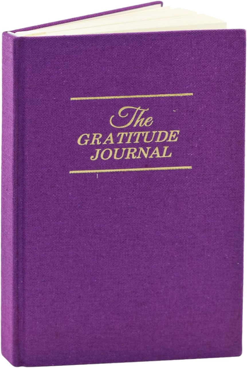 VANRA Gratitude Journal for Women Men, Undated Daily Journal Planner for Manifestation Guide Life Affirmation, Hardcover Self-Care Positivity Journal (Blue)