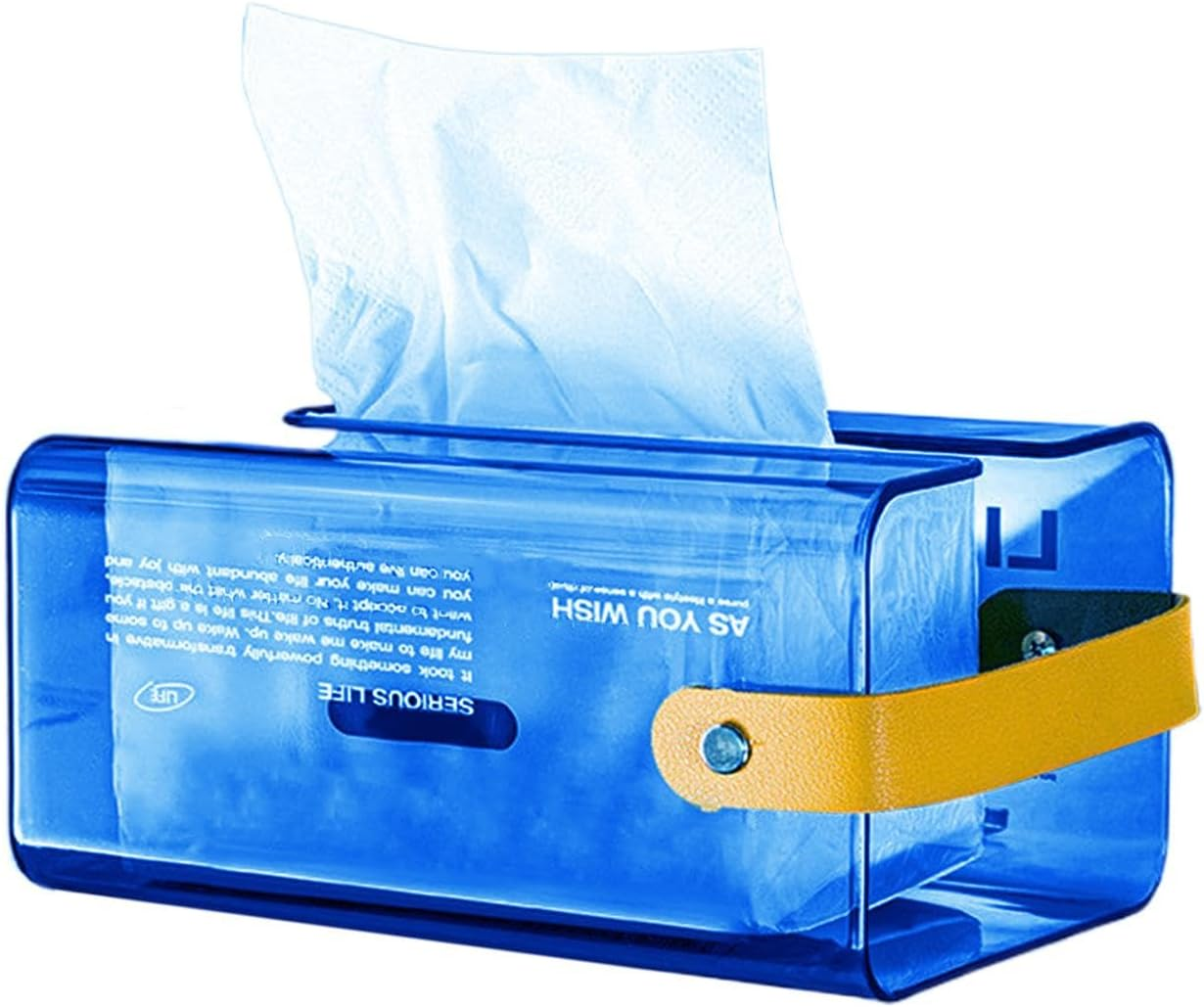 Wipes Box Holder, Wipes Dispenser, Wipes Container, Tissue Organizer, Wall-Mount Refillable Tissue Box Holder for Bathroom, Bedroom, Living Room, 7.2X3.54X4.8 Inch, Convenient and Space-Saving Design image number 6