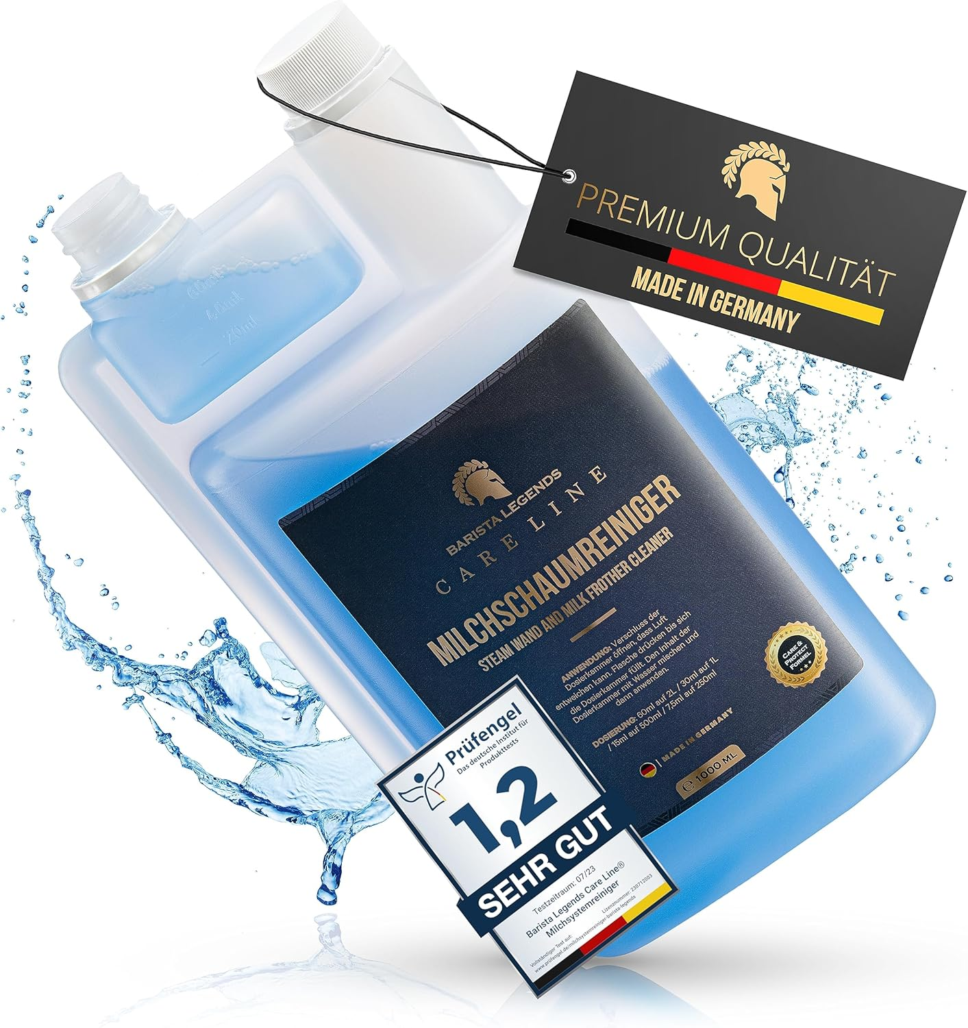 Barista Legends Care Line Milk System Cleaner the Original &ndash; 1000 Ml &ndash; Milk Foam Cleaner for Fully Automatic Coffee Machines and Portafilter Machine &ndash; Suitable for All Known Brands