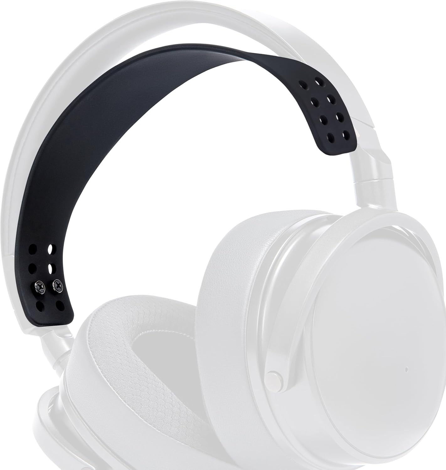 WC Headbandz Maxwell - Upgraded Silicone Headband for Audeze Maxwell 1 and 2 by Wicked Cushions - Enhanced Flexibility, Comfort, and Style with Matching Earpad Designs | Black