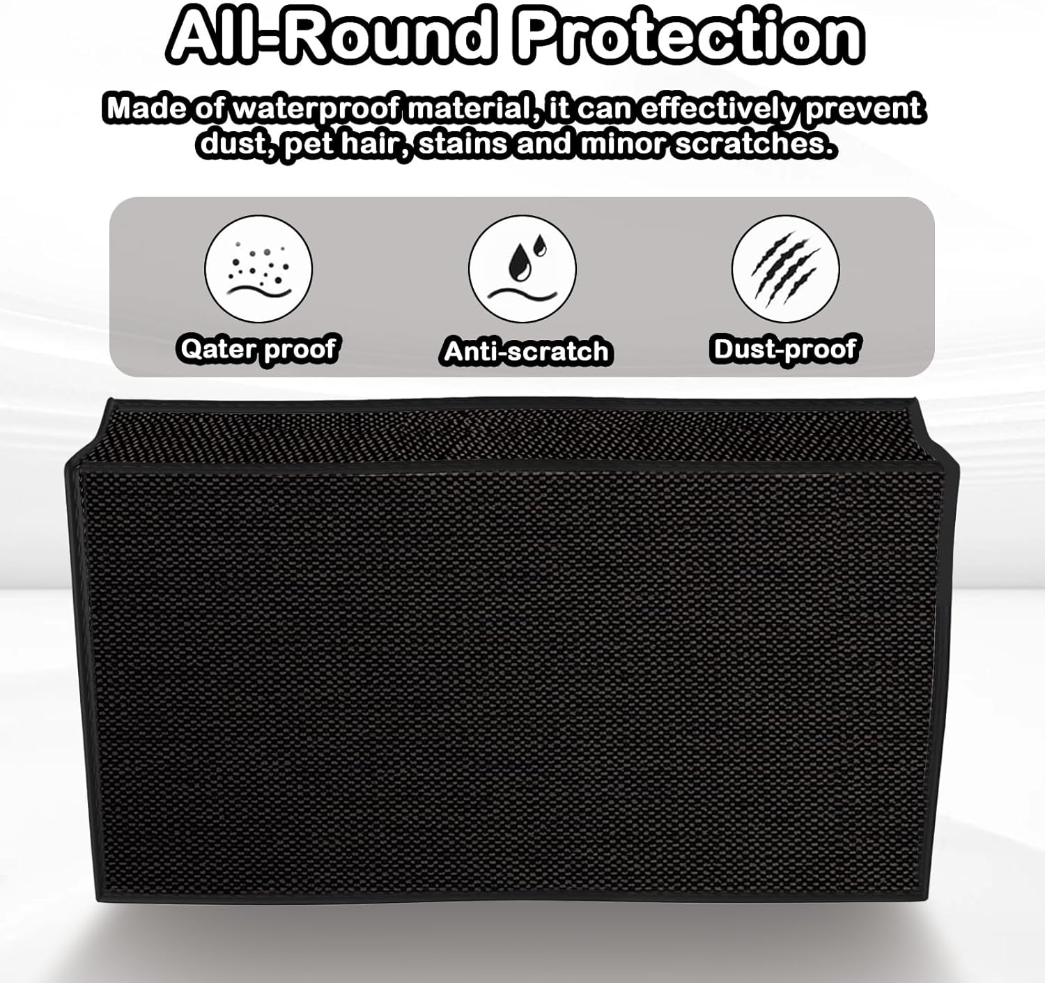 Dust Cover for Nintendo Switch 2, Anti-Scratch Waterproof Protector - Custom Designed Dust Guard for Nintendo Switch 2 Console & Charging Dock, Precision Cut with Easy Cable Port Access (Black) image number 3