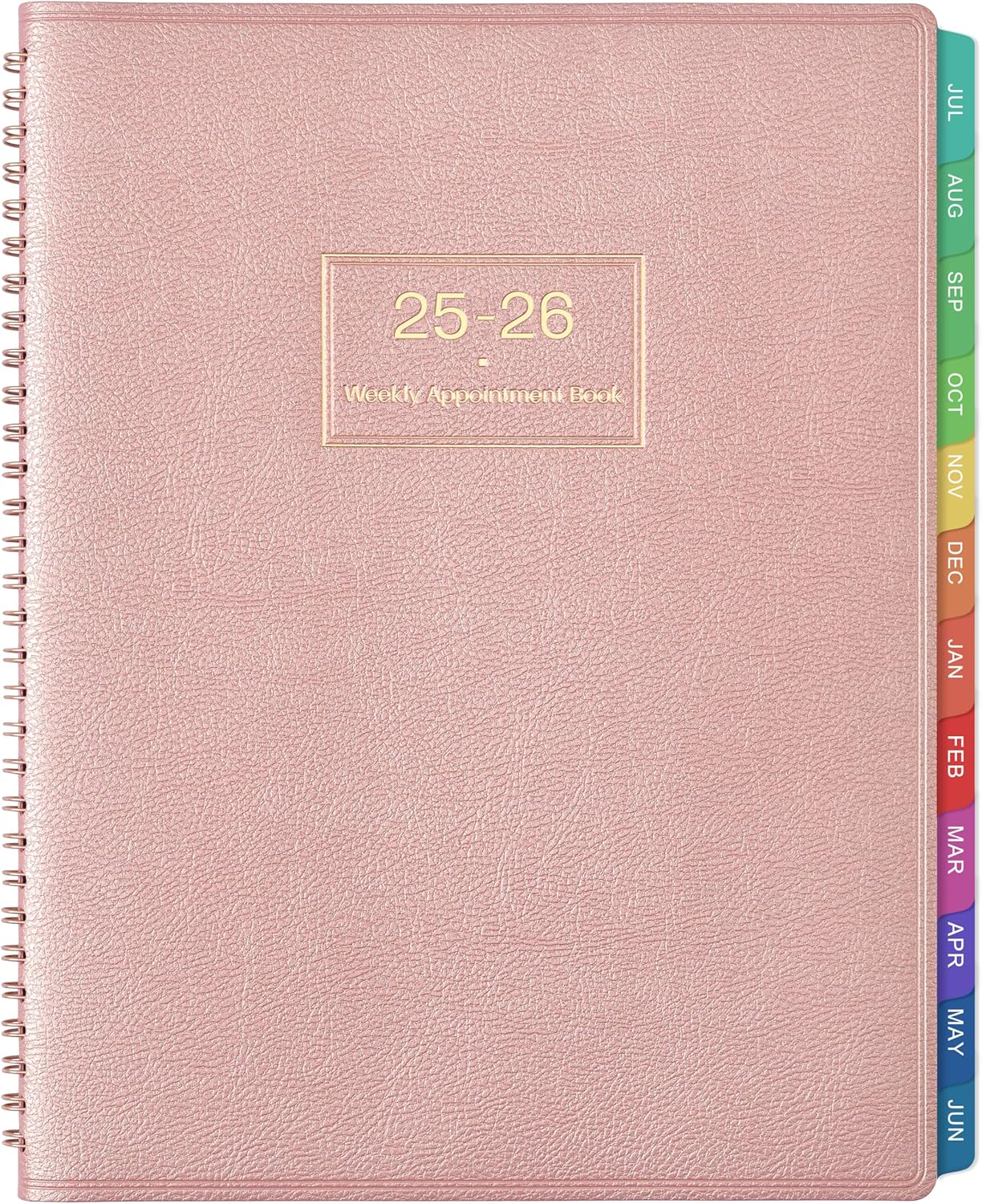 Artfan 2025-2026 Weekly Appointment Book/Planner, 9" X 11", 8" X 10", Daily/Hourly Planner image number 3
