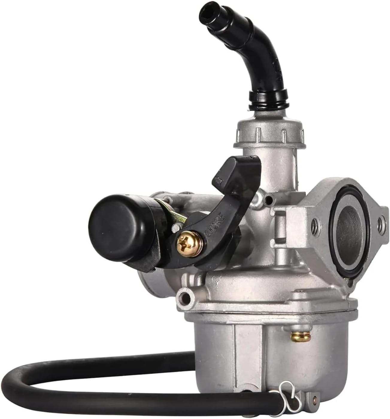 EZONEDEAL PZ19 Choke Carburetor for 50Cc 70Cc 80Cc 90Cc 110Cc 125Cc ATV Dirt Pit Bike Fits with Bike Taotao Honda CRF by Chinese Quad Parts 4 Stroke ATV Go Kart Pit Dirt Bike image number 1