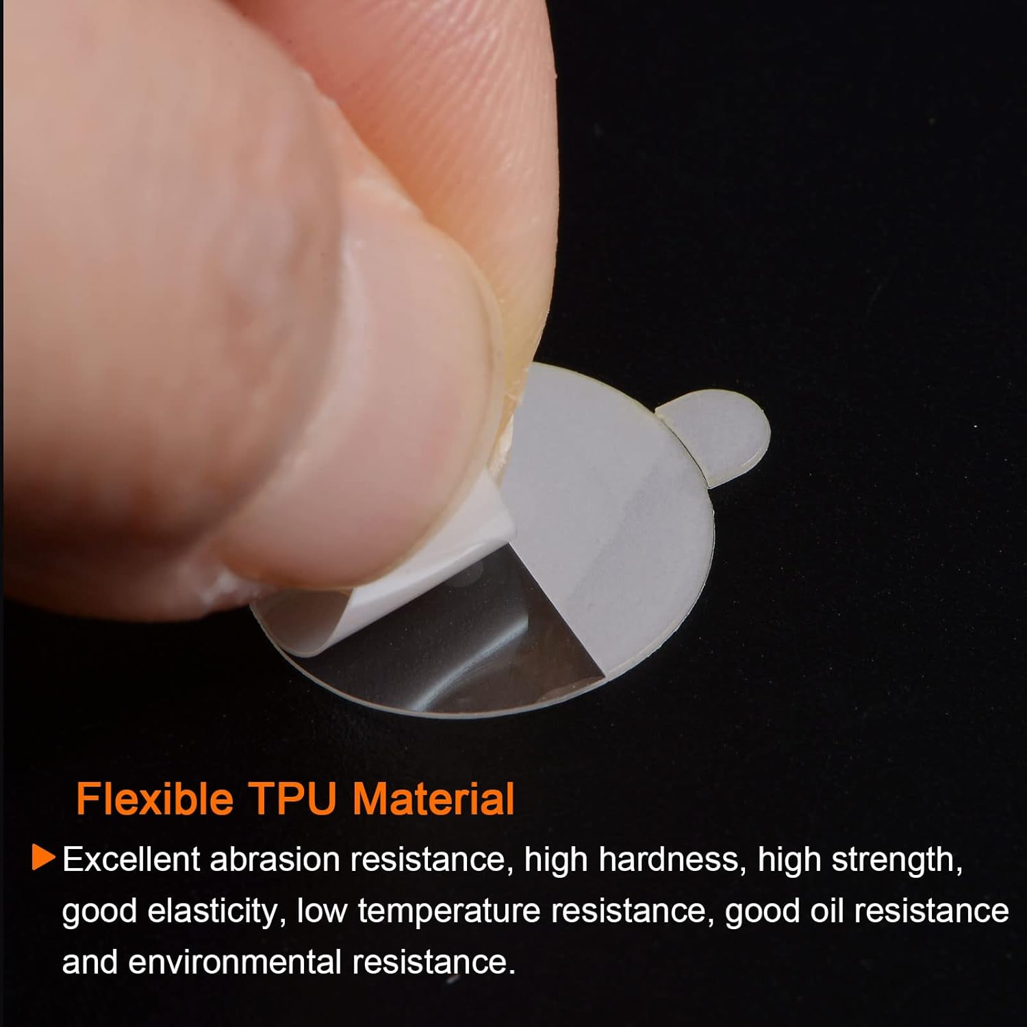 Uxcell 5Pcs Watch Glass Screen Protectors 20Mm Soft TPU Anti-Scratch HD Clear High Definition round Smartwatch Screen Protection Film (For Flat Screen) image number 3