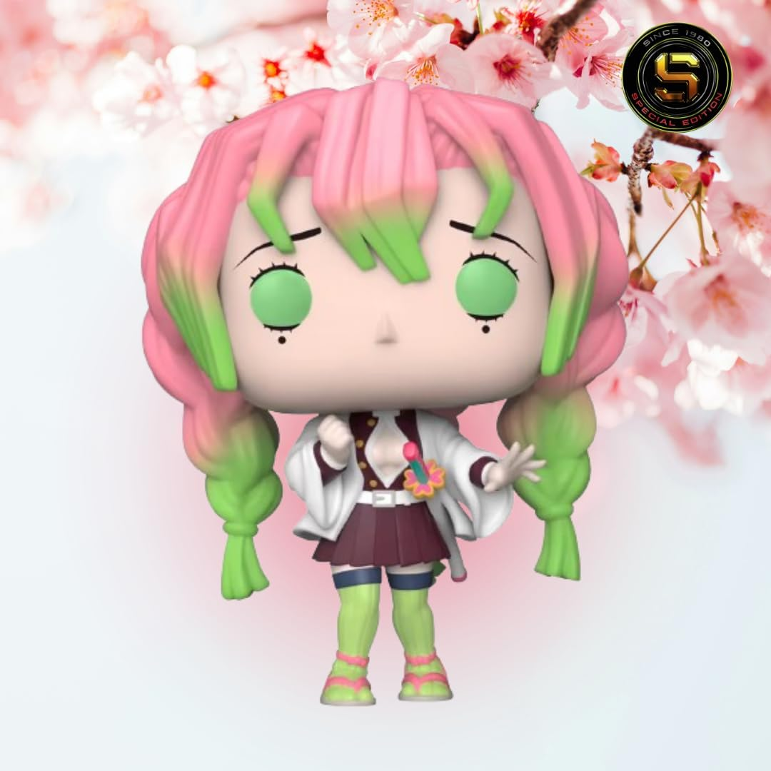 Funko Pop Demon Slayer - Mitsuri US Exclusive Glow Vinyl Figure image number 2