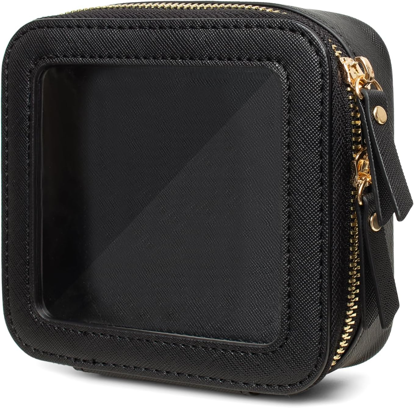 DDPOND Clear Makeup Bag, Small Makeup Bag TSA Approved Toiletry Bag Cosmetic Travel Bag Cute Makeup Bag Organizer Makeup Case Pouch Car Essentials for Women Men