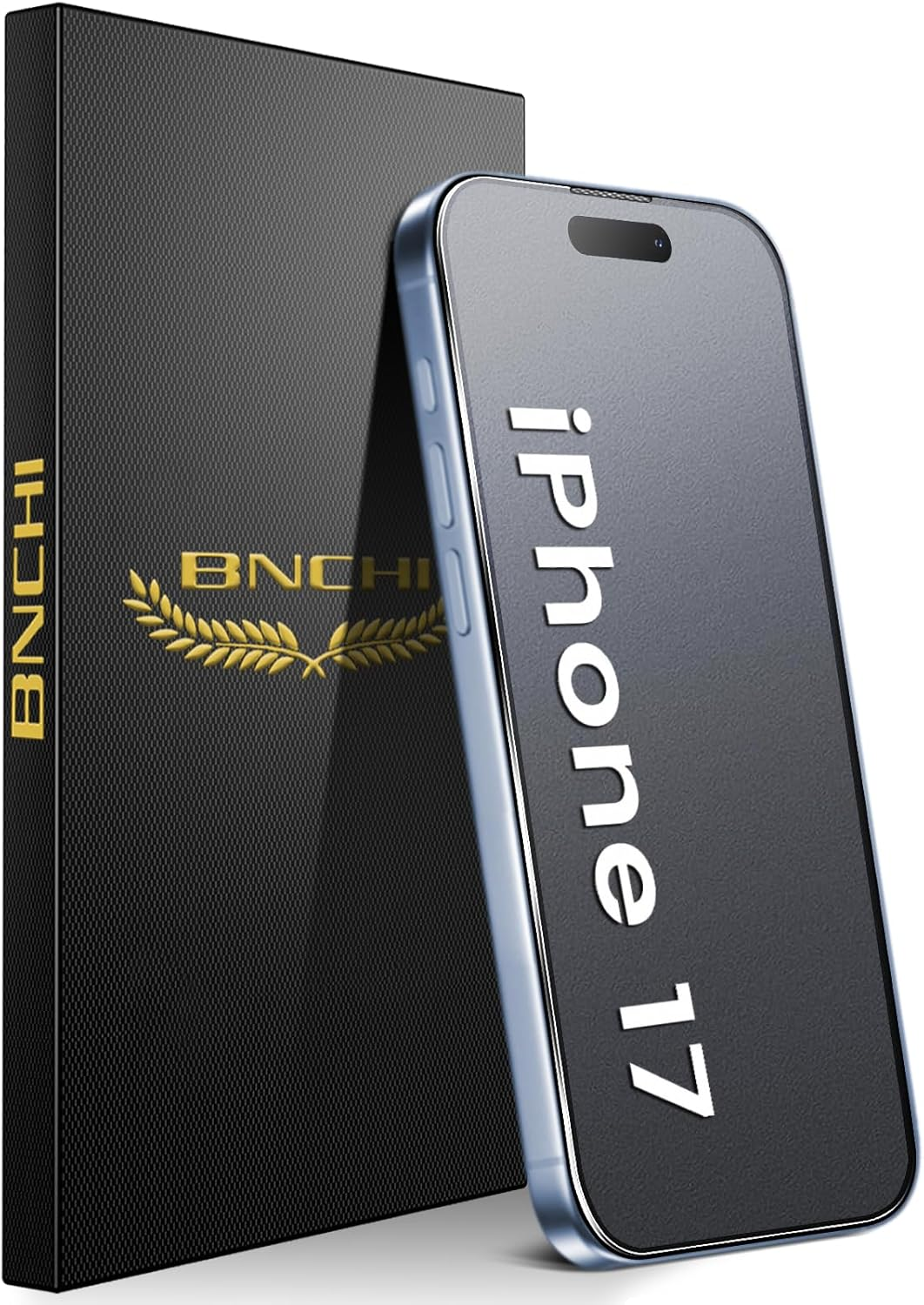 BNCHI 3 Pack Anti-Glare Matte Screen Protector for Iphone 17 6.3 Inches, 9H Tempered Glass Film, [Scratch Resistant] [Anti-Fingerprint] [ Smooth as Silk] image number 2