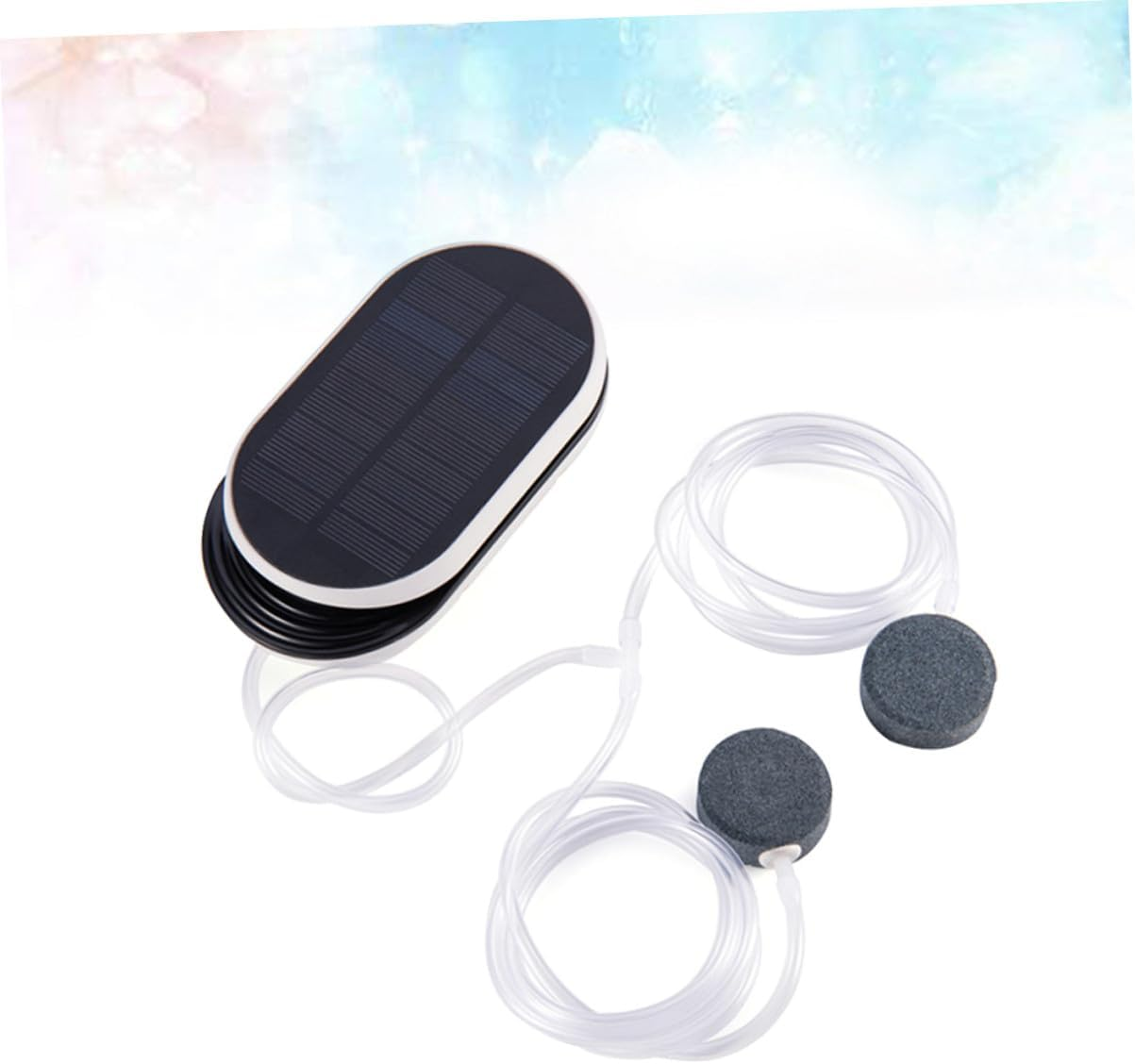 Alasum Solar Power Fish Tank Oxygen Pump Modes Portable Outdoor Aquarium Air Aerator Low Noise for Small Medium Tanks and Fishing image number 4