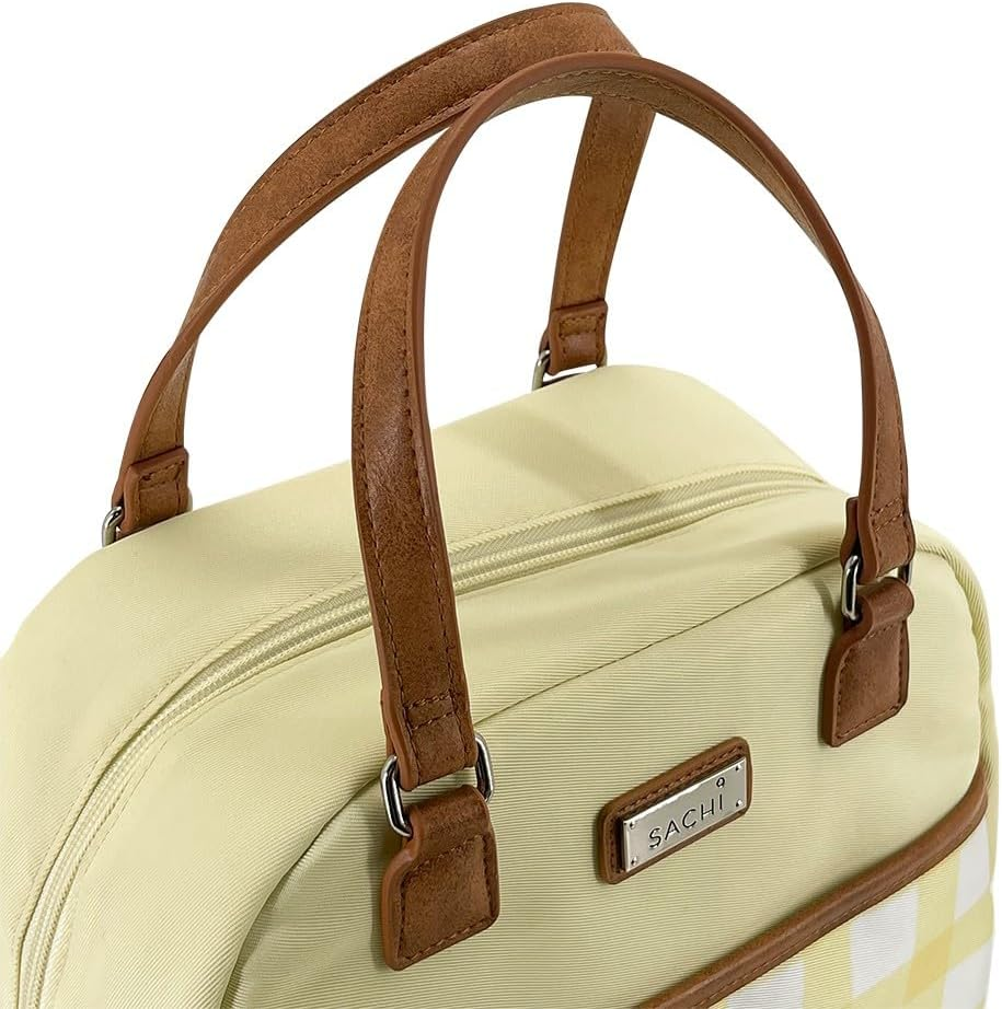 Sachi 'Style 237' Insulated Cali Lunch Bag - Daffodil Gingham image number 1