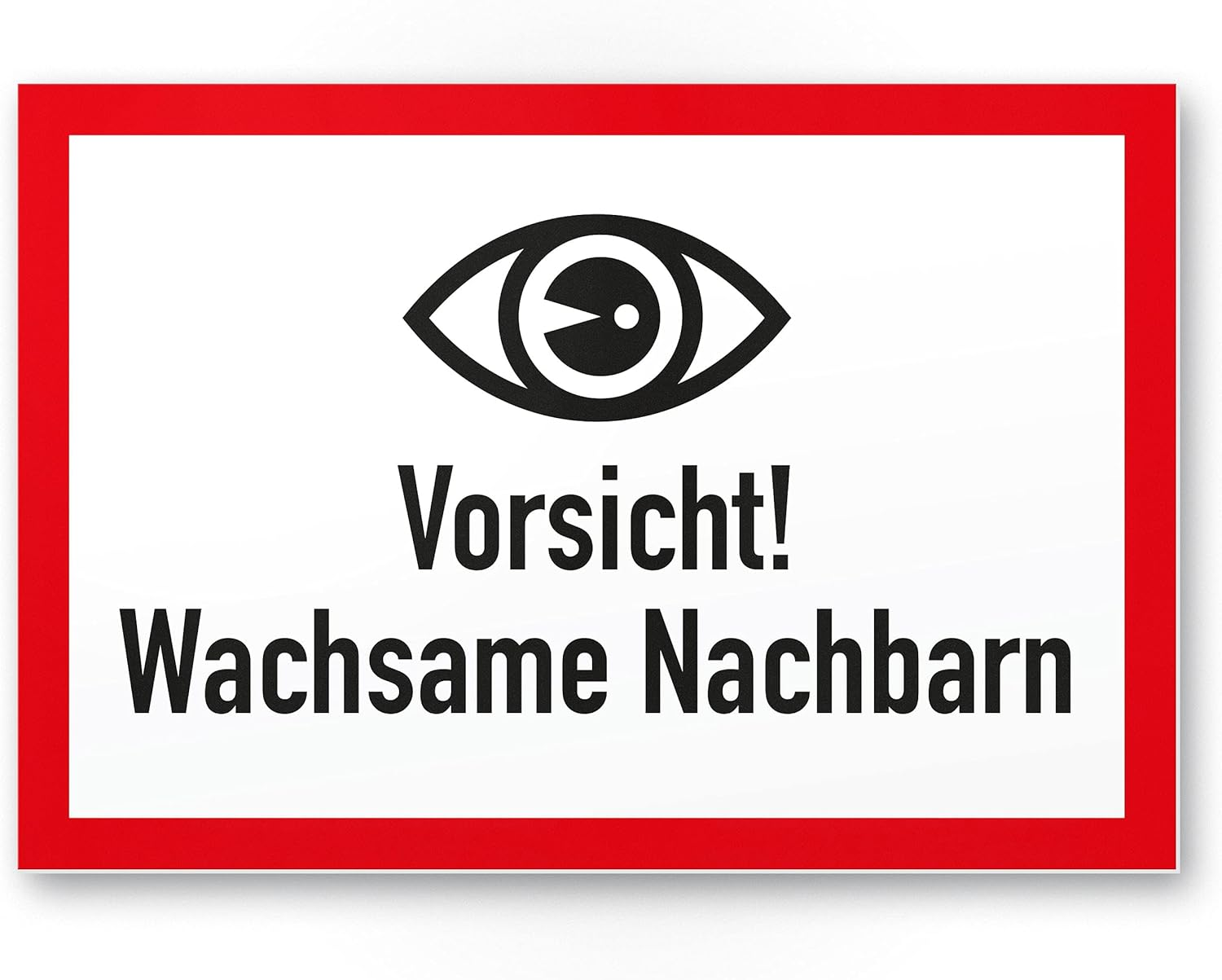 Komma Security Plastic Sign - Supplementary Video Surveillance - Notice Sign Neighborhood - Notice Warning Note image number 2