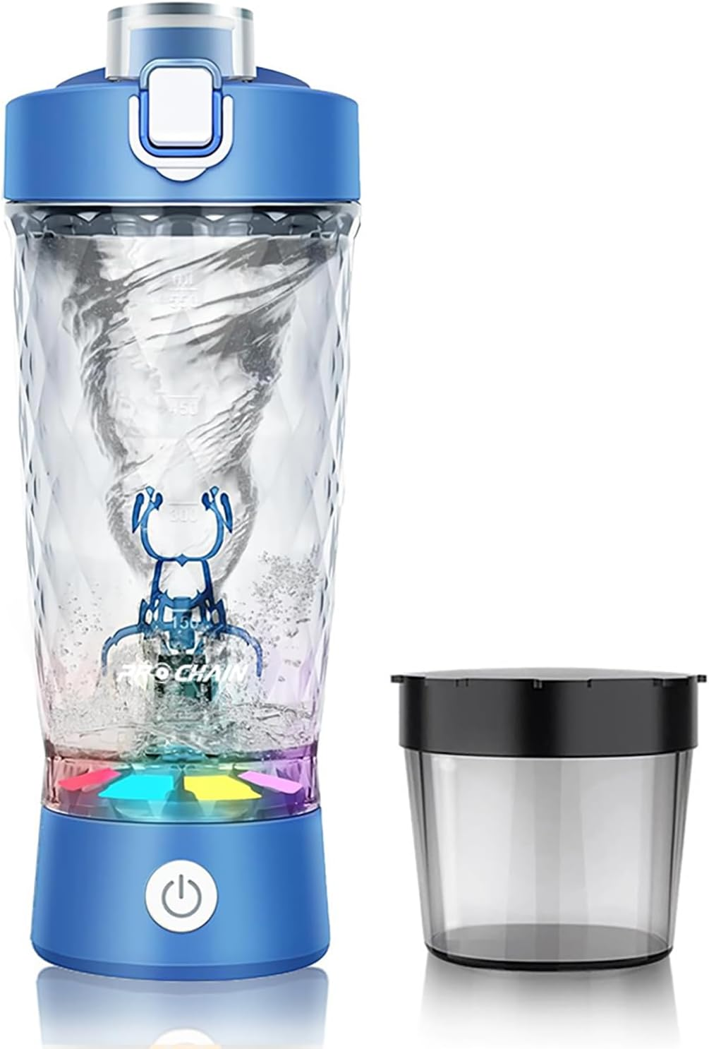 Electric Protein Shaker Bottle, USB Rechargeable Mixing Cup, Water Drink Mixer Portable Bottles for Gym Sport