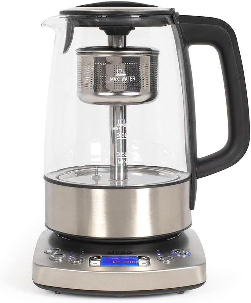 Livoo DOD209 Automatic Teapot Kettle 1.7 L, Glass