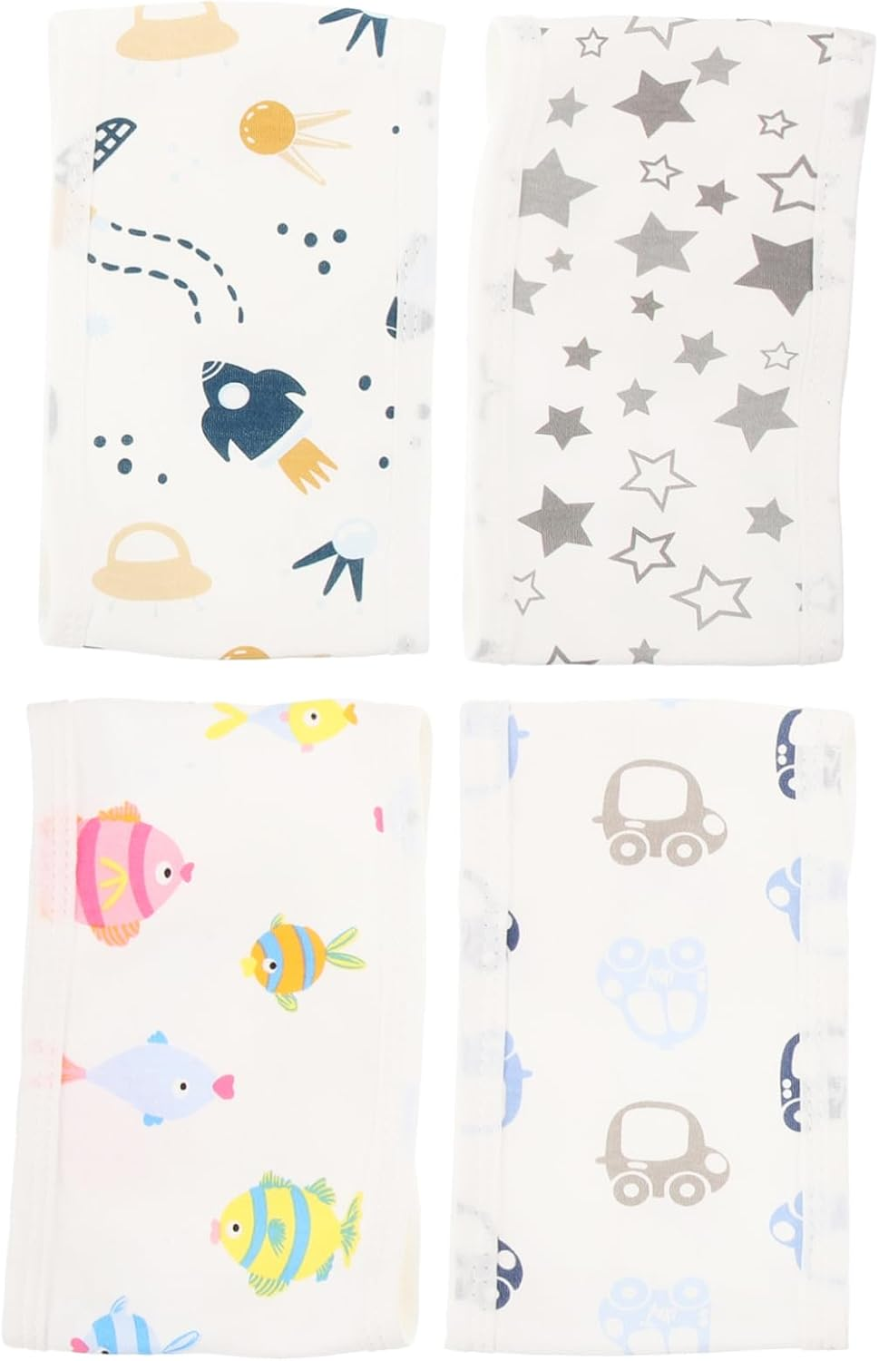 Kisangel 4Pcs Belly Protector Postpartum Pregnancy Belly Band Cotton Material for Newborns Umbilical Hernia Belt image number 5