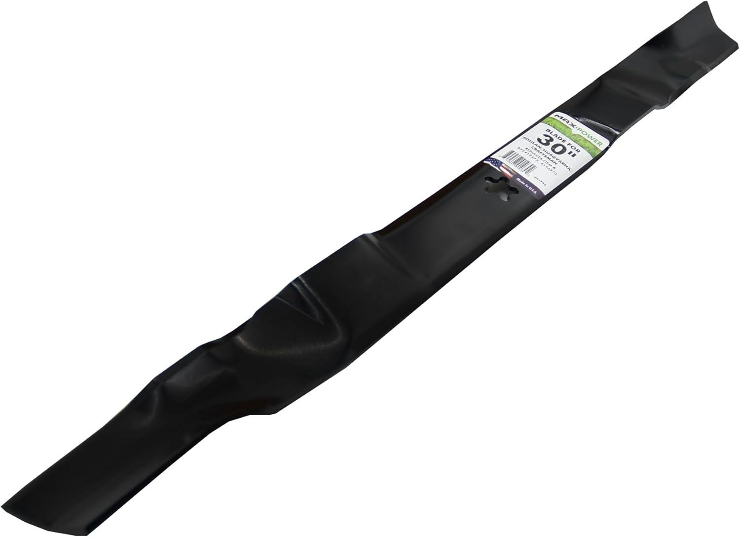Maxpower 331743 Blade for 30 In. Cut Craftsman, Husqvarna, Poulan Mowers Replaces OEM #532419273 image number 2