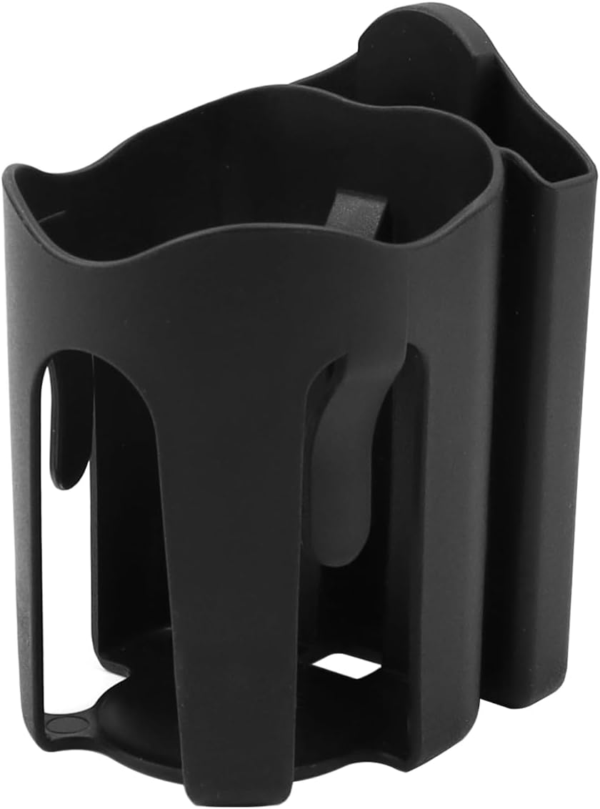 NUZAMAS Stroller Cup Holder Universal Drink Coffee Cup Holder 2 in 1 Drinks Holder Adjustable Bottle Holder for Pram Walkers Wheelchairs Bikes Carts Motorcycle Black image number 5