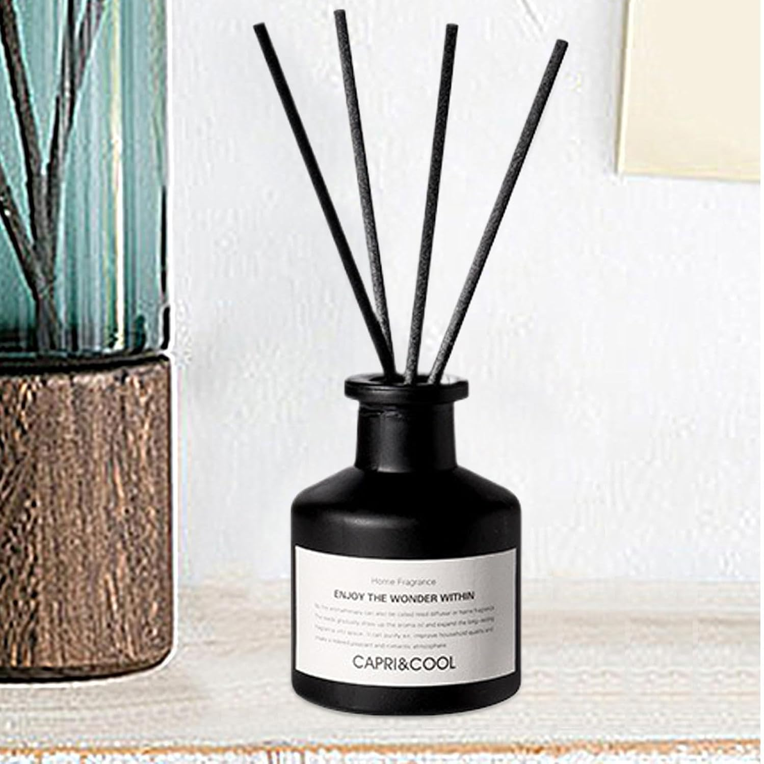 Keyubria Bathroom Scent Sticks - 50Ml Aromatherapy Diffuser Set,Long-Lasting Home Fragrance Diffuser, Natural Oil Fragrance Diffuser with 4 Sticks for Christmas Room Decor image number 1