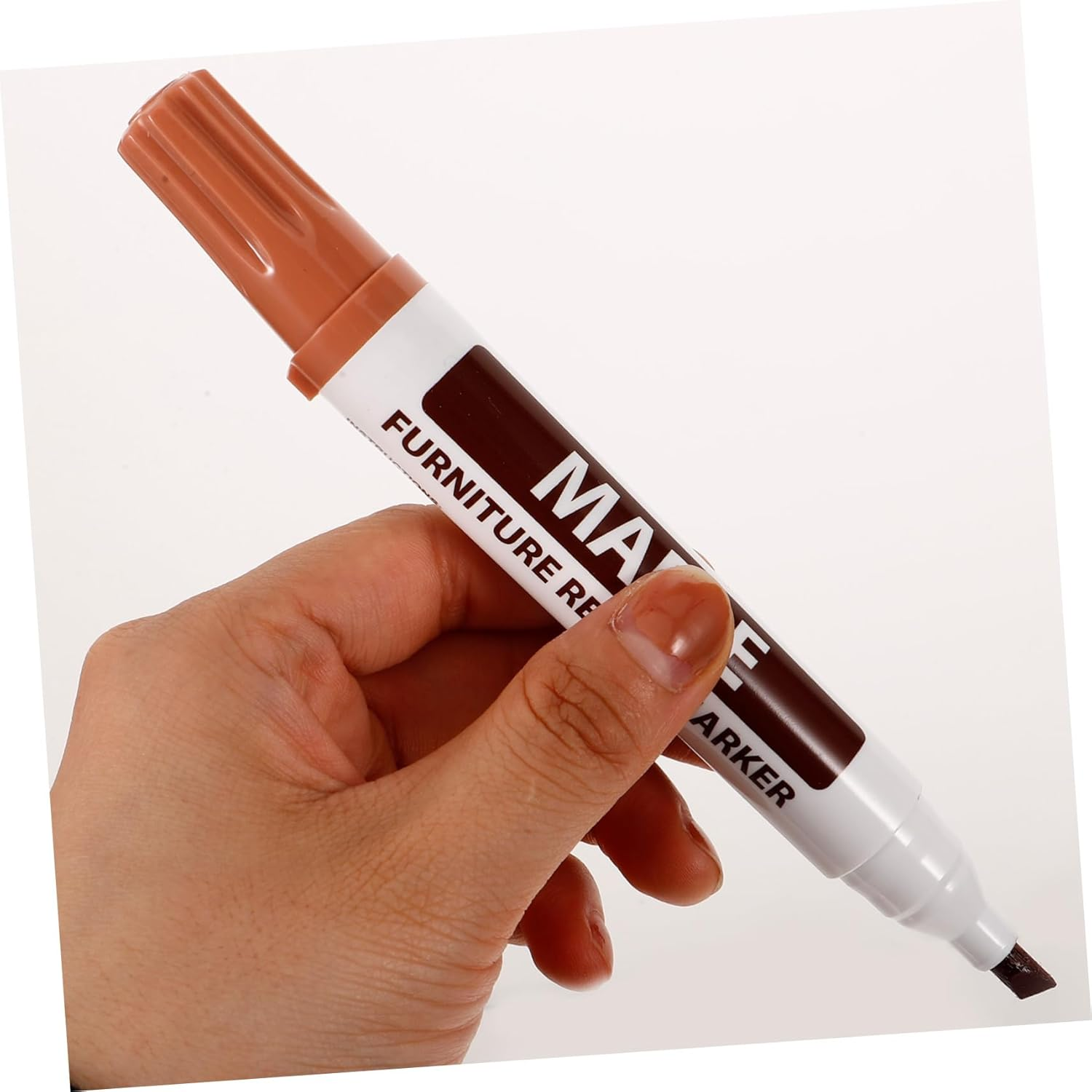 8Pcs Furniture Repair Stain Pen Scratch Repair Markers for Hardwood Floor image number 4