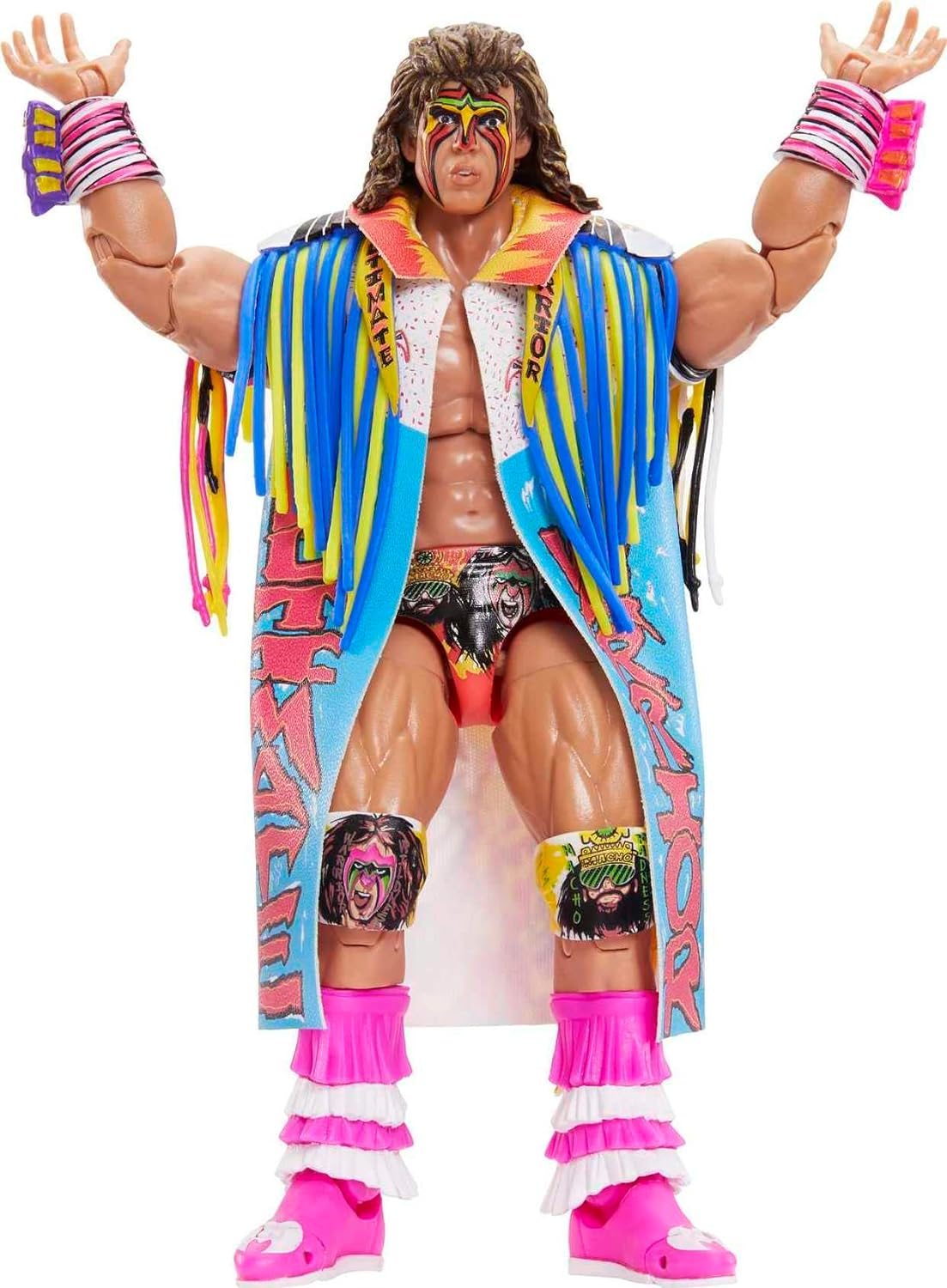WWE Action Figures Ultimate Edition Warrior Figure and Accessories 6-Inch Collectible WWE Toys​​​​ image number 4