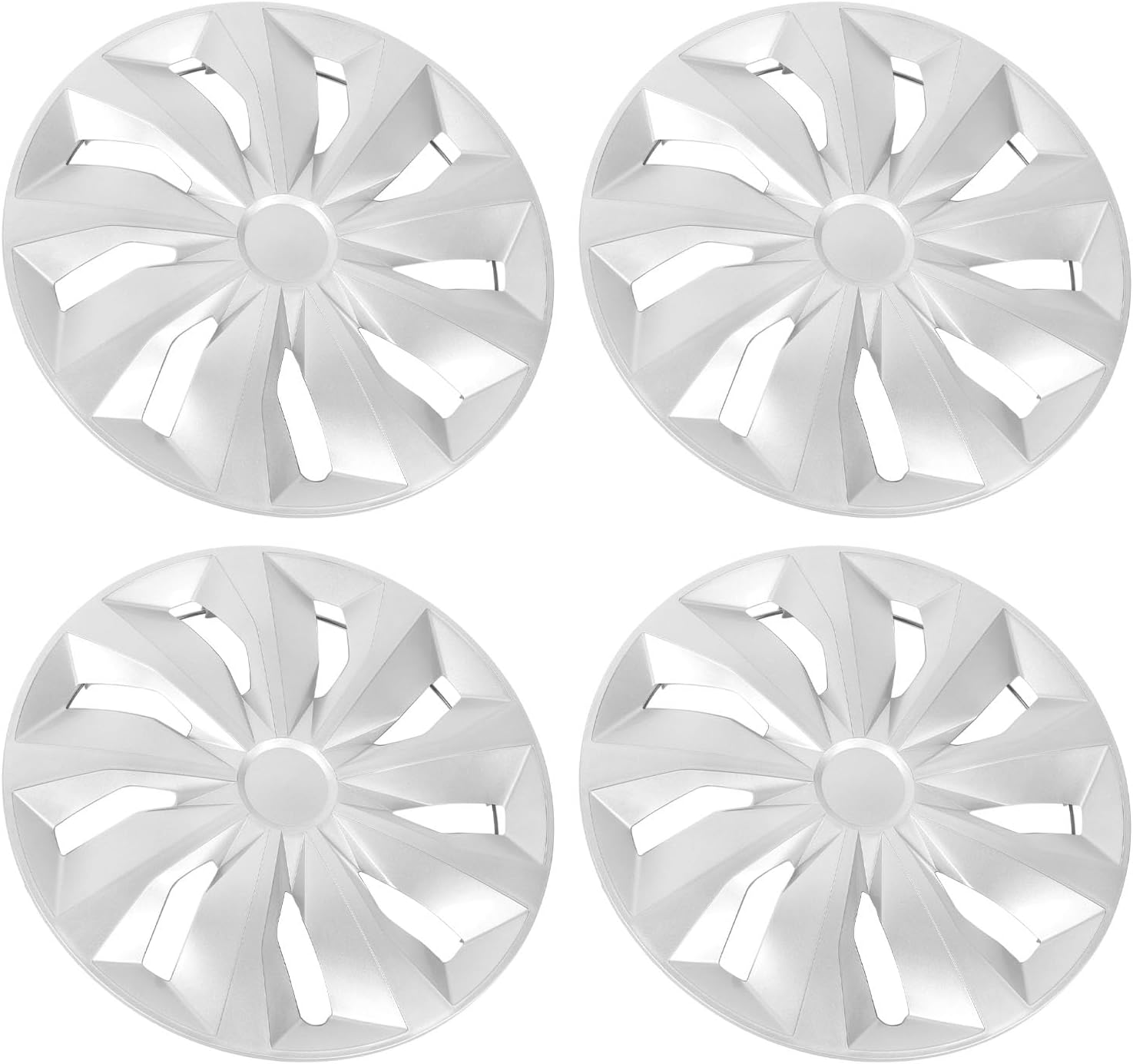 Haofy 4 Pcs 14 Inch Wheel Hub Cap - Strong Protection Scratch Resistant Universal Fit R14 Hubcaps with Durable ABS Construction for Escort Owners Needing Heavy-Duty Wheel image number 4