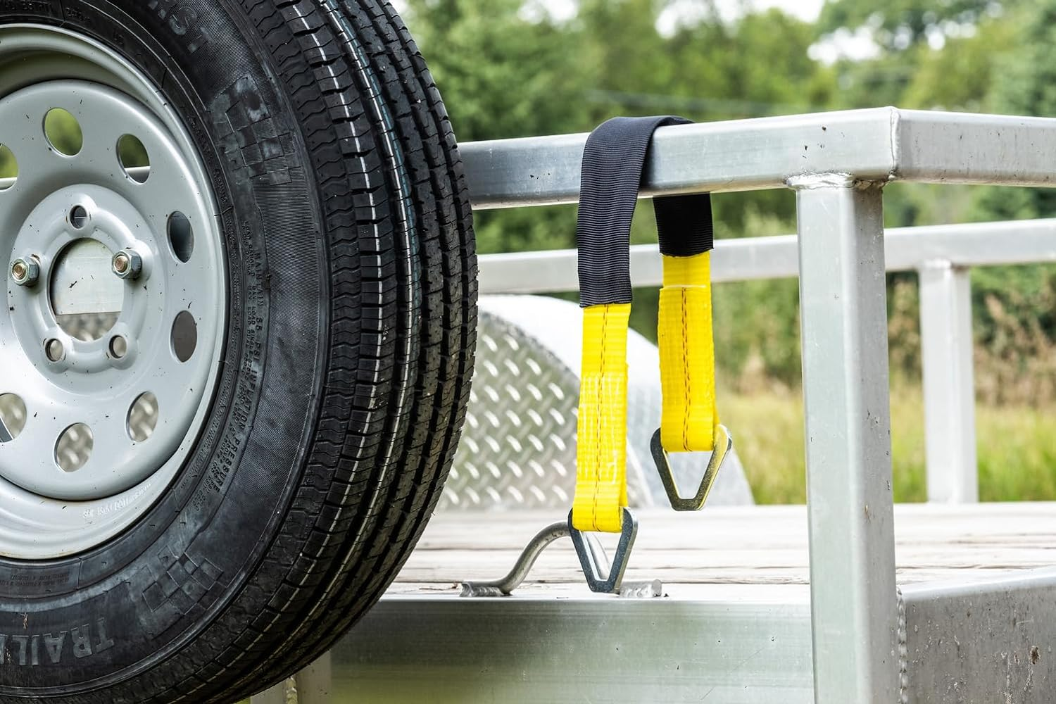 Keeper 04226 24" Premium Axle Strap with D-Rings; 3,333 Lbs. Working Load Limit image number 3